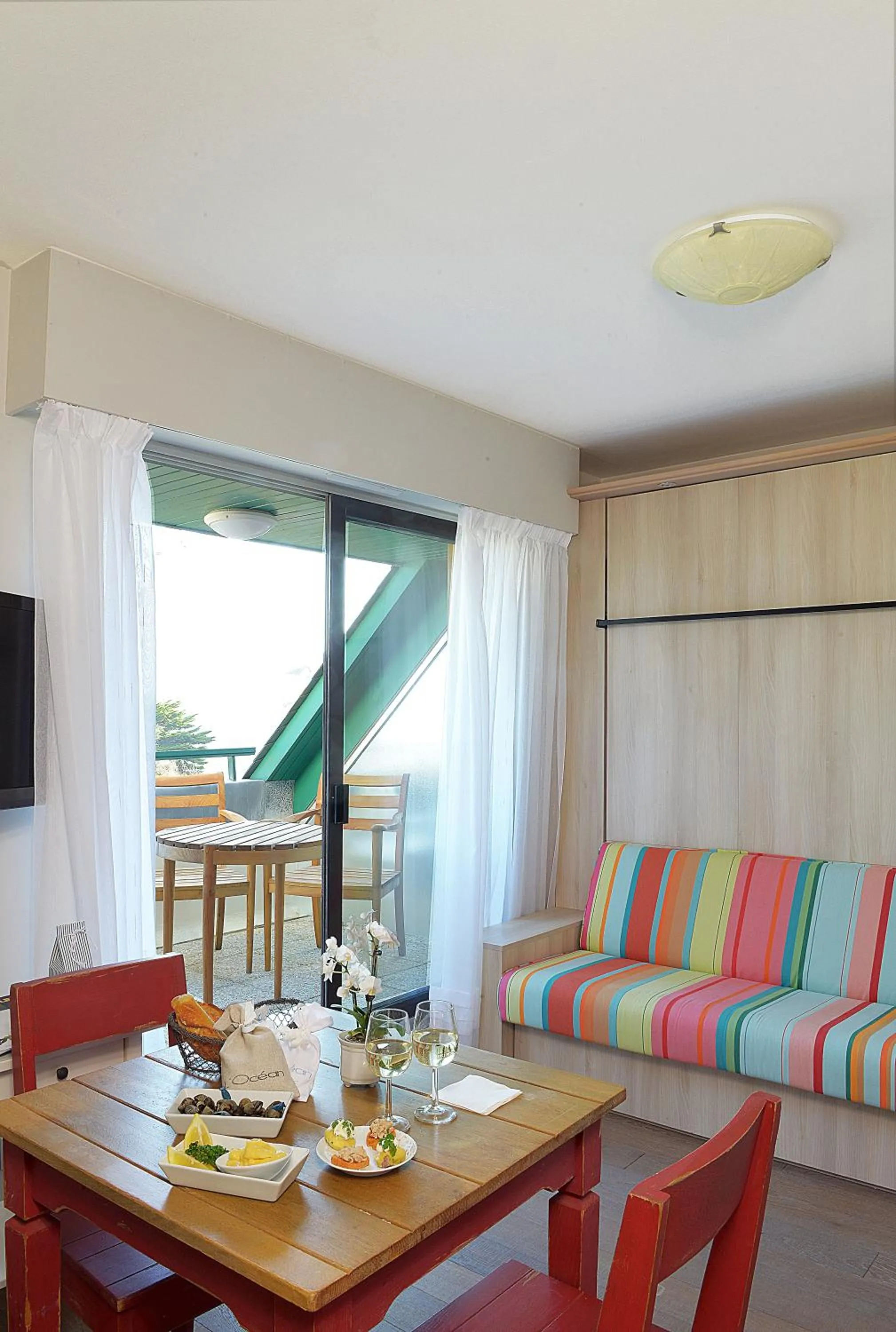 Living room in Résidence Le Vénète