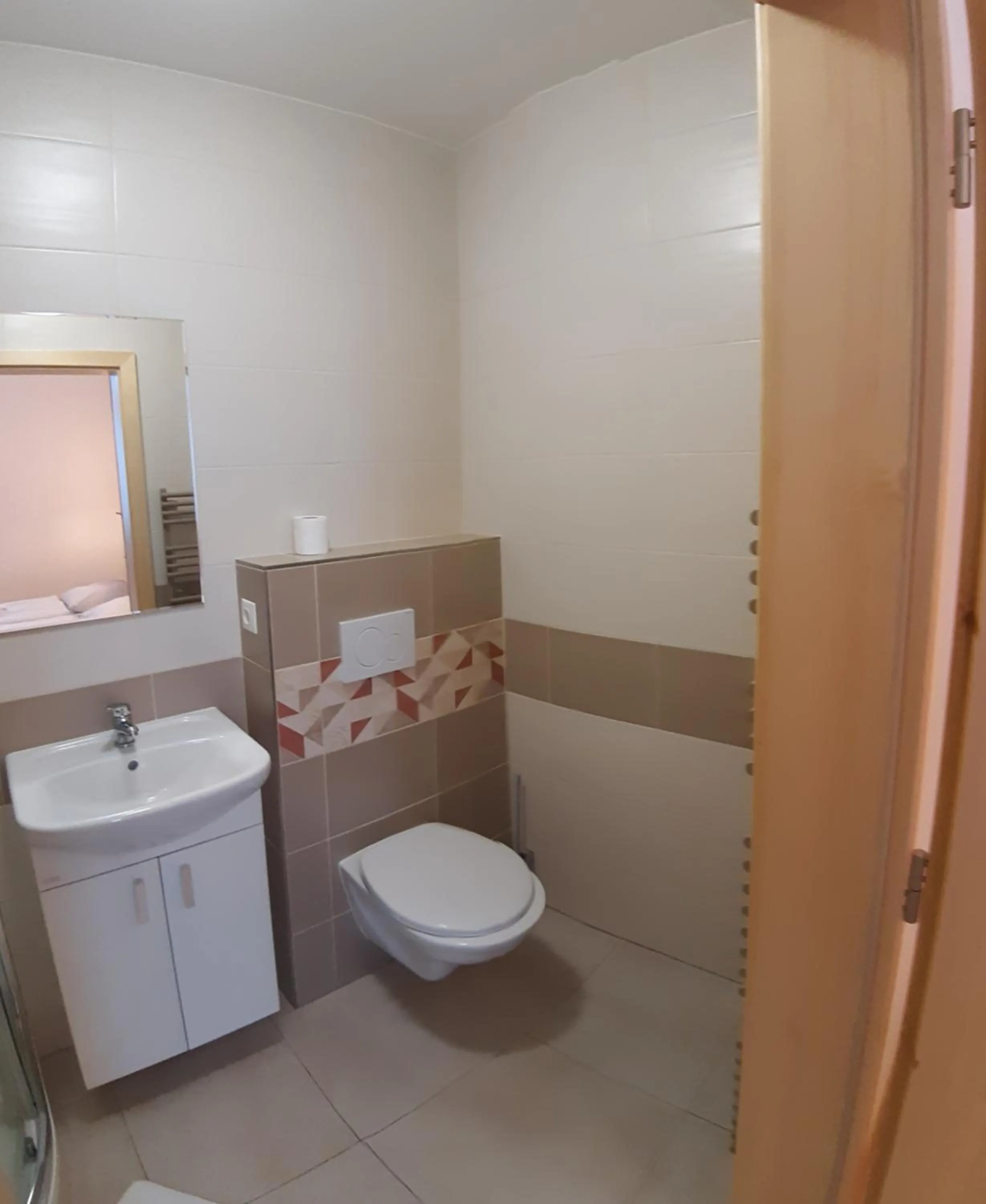 Bathroom in Penzion a restaurace U Hájků