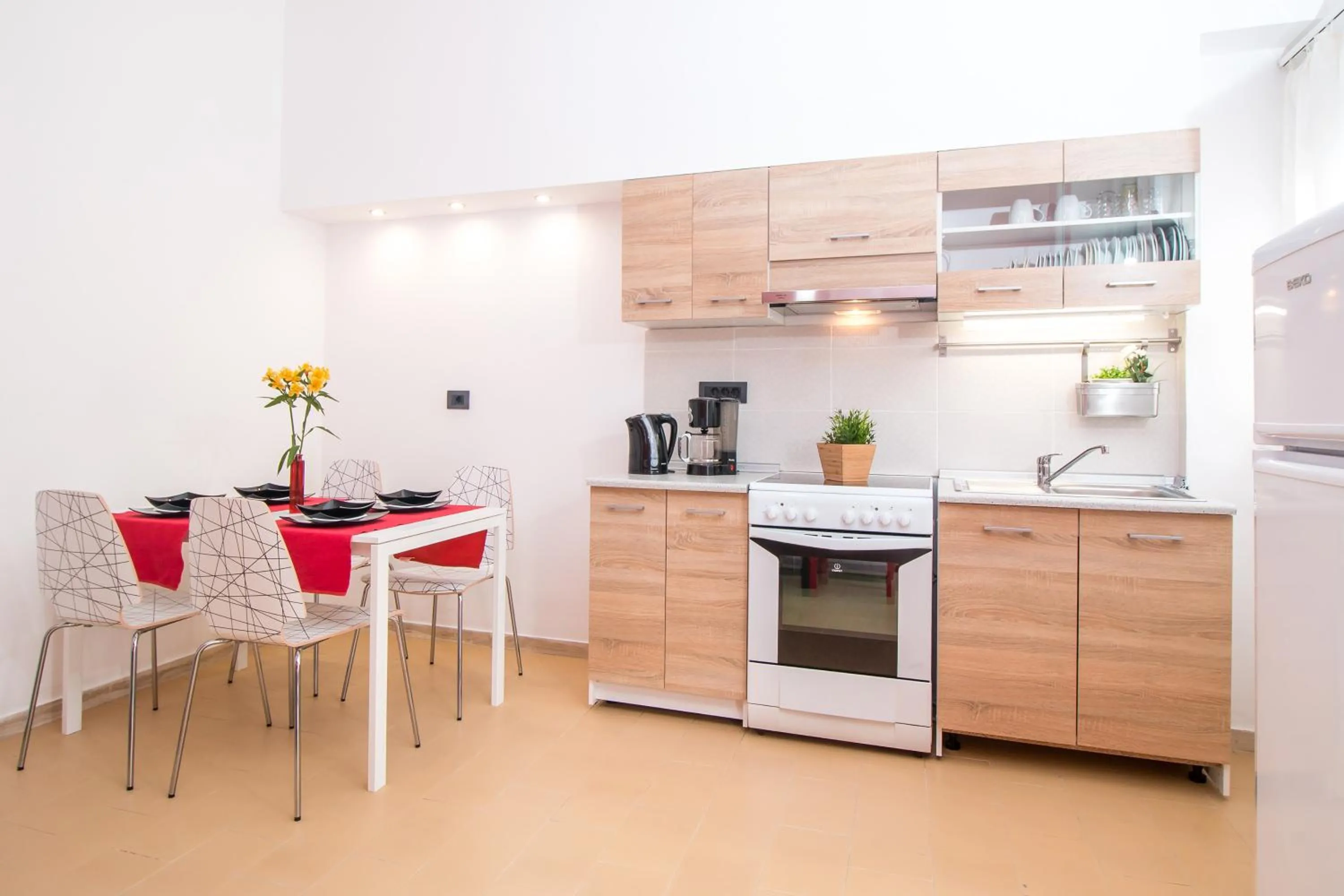 Kitchen or kitchenette in Kahlua Hotel Apartments