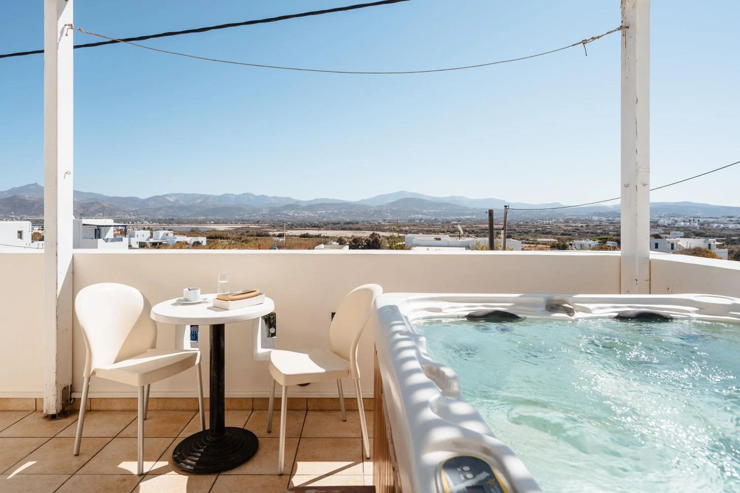 Patio in Mitos Suites