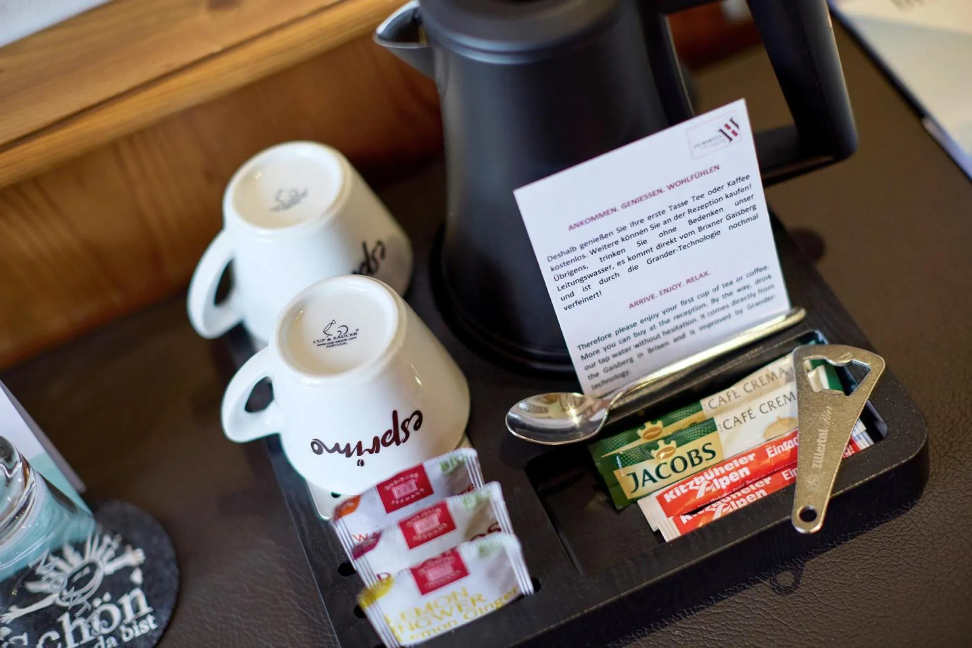 Coffee/tea facilities in Hotel Hubertus