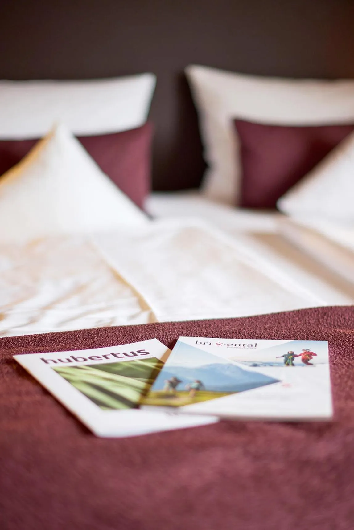 Decorative detail, Bed in Hotel Hubertus