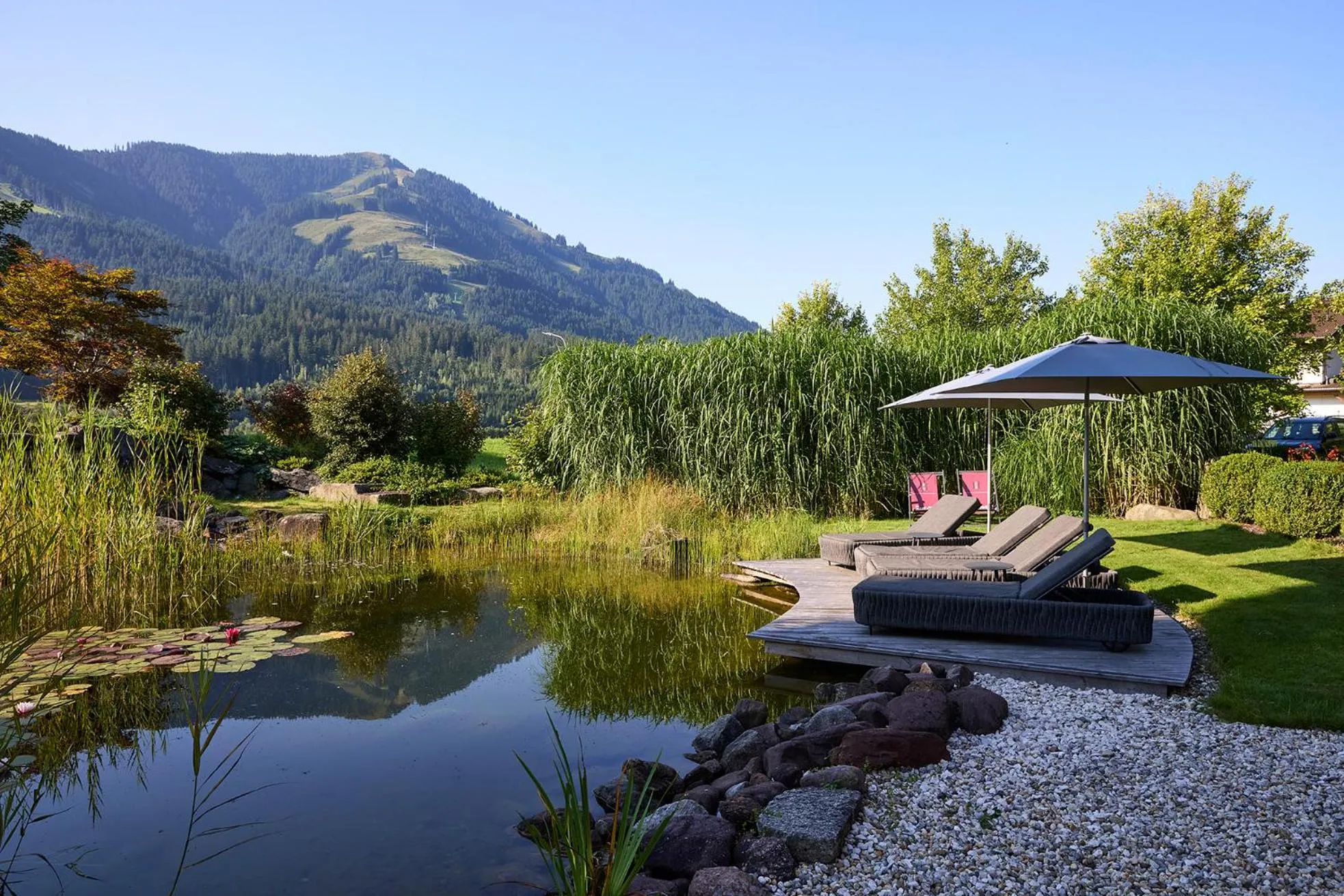 Garden in Hotel Hubertus