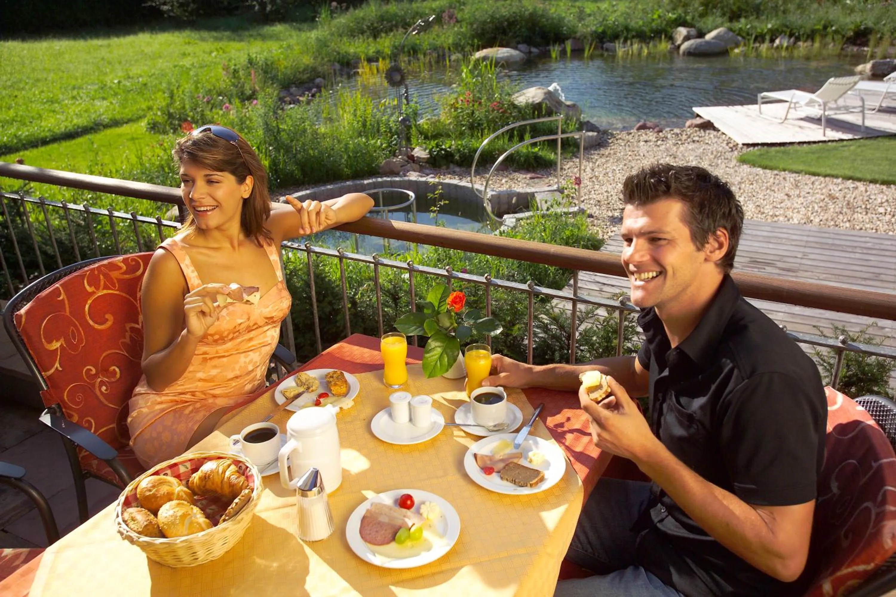 Balcony/Terrace in Hotel Hubertus