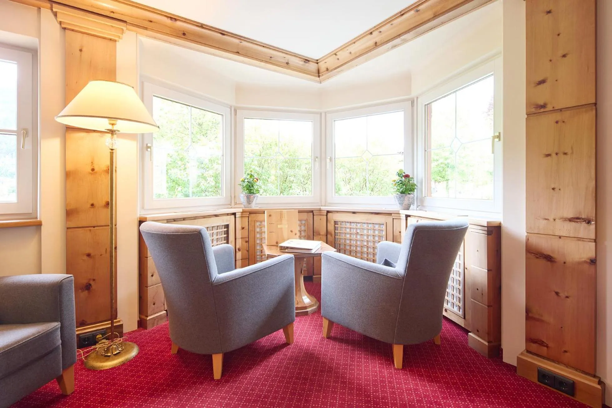 Lobby or reception in Hotel Hubertus