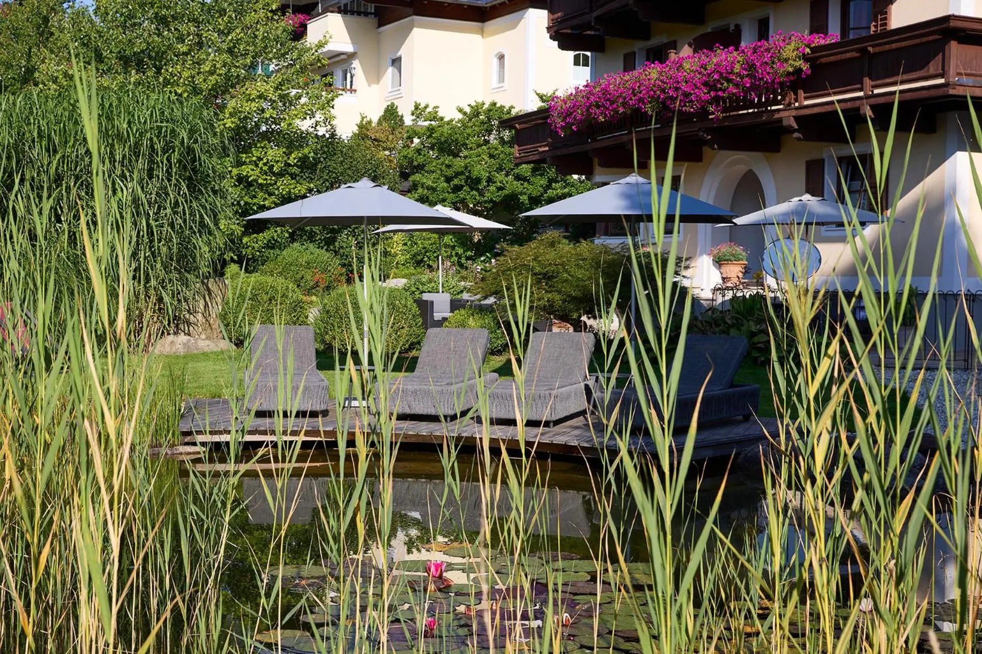 Garden in Hotel Hubertus
