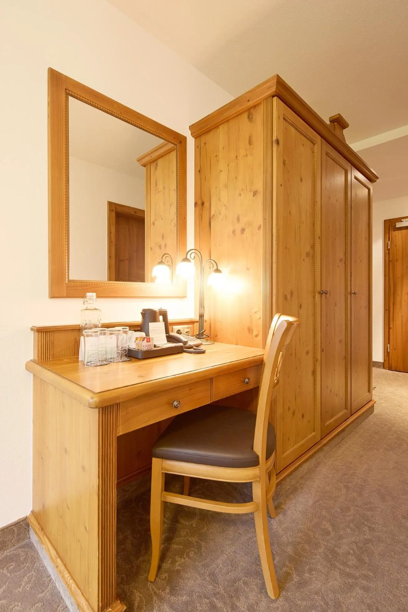 wardrobe in Hotel Hubertus