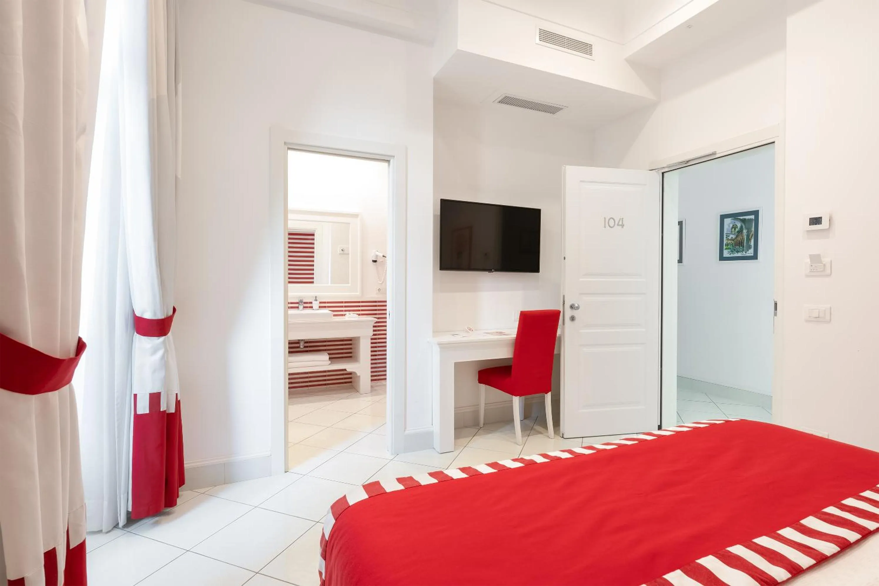 Bedroom, Bed in Duomo Guest House - Stay in Sorrento