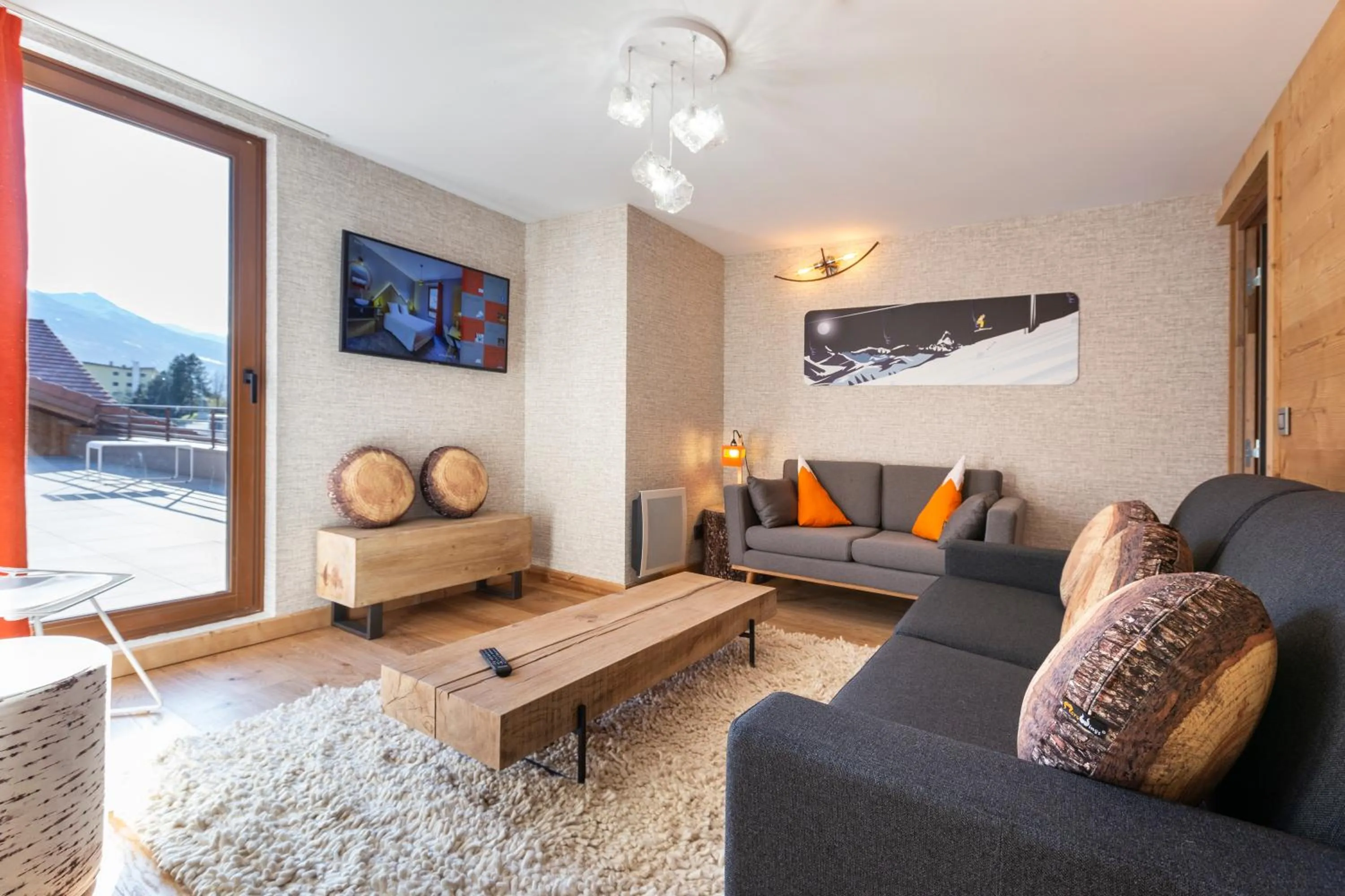 Living room in Hotel Base Camp Lodge - Bourg Saint Maurice