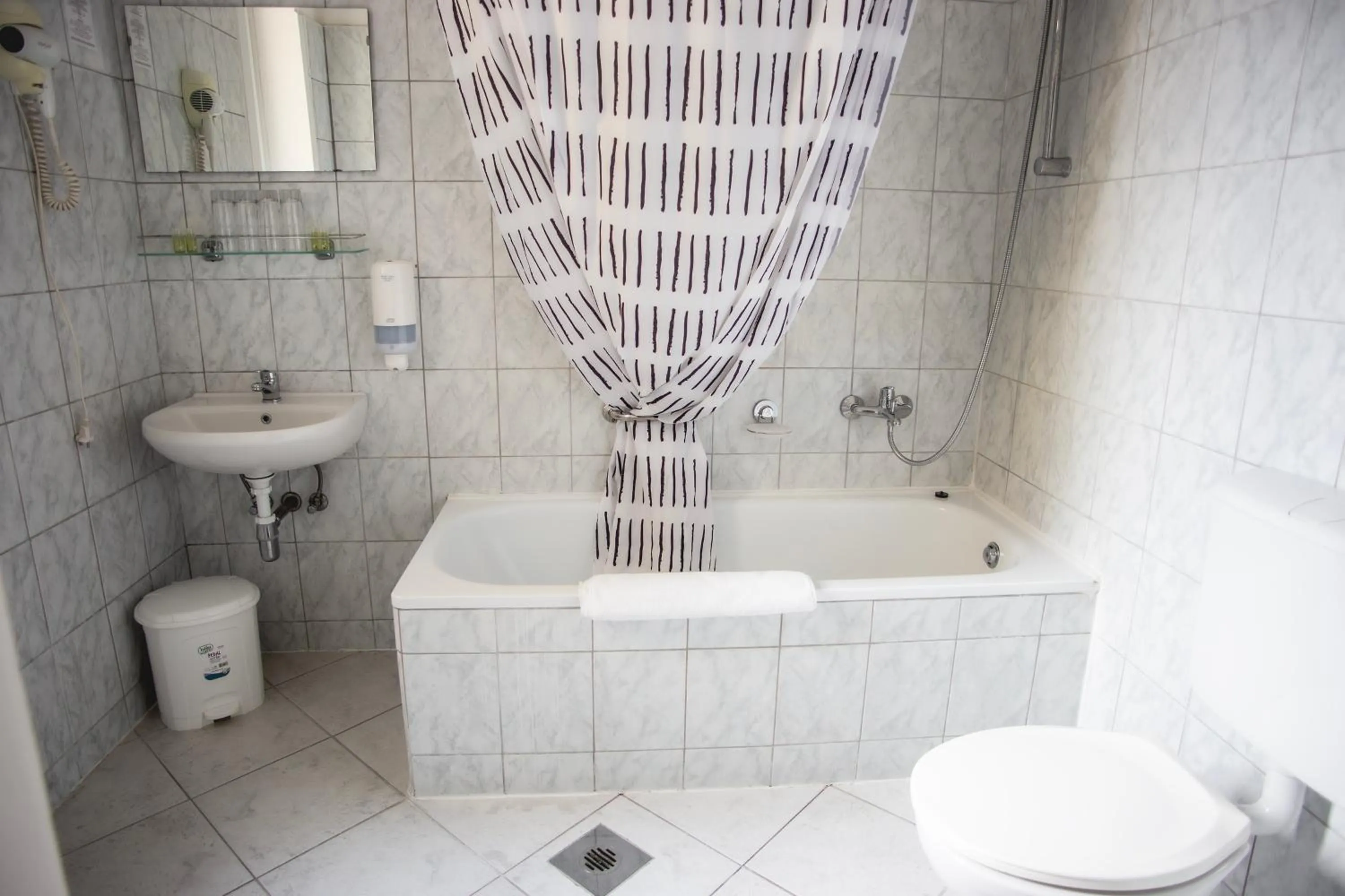 Bathroom in Hotel Kapos