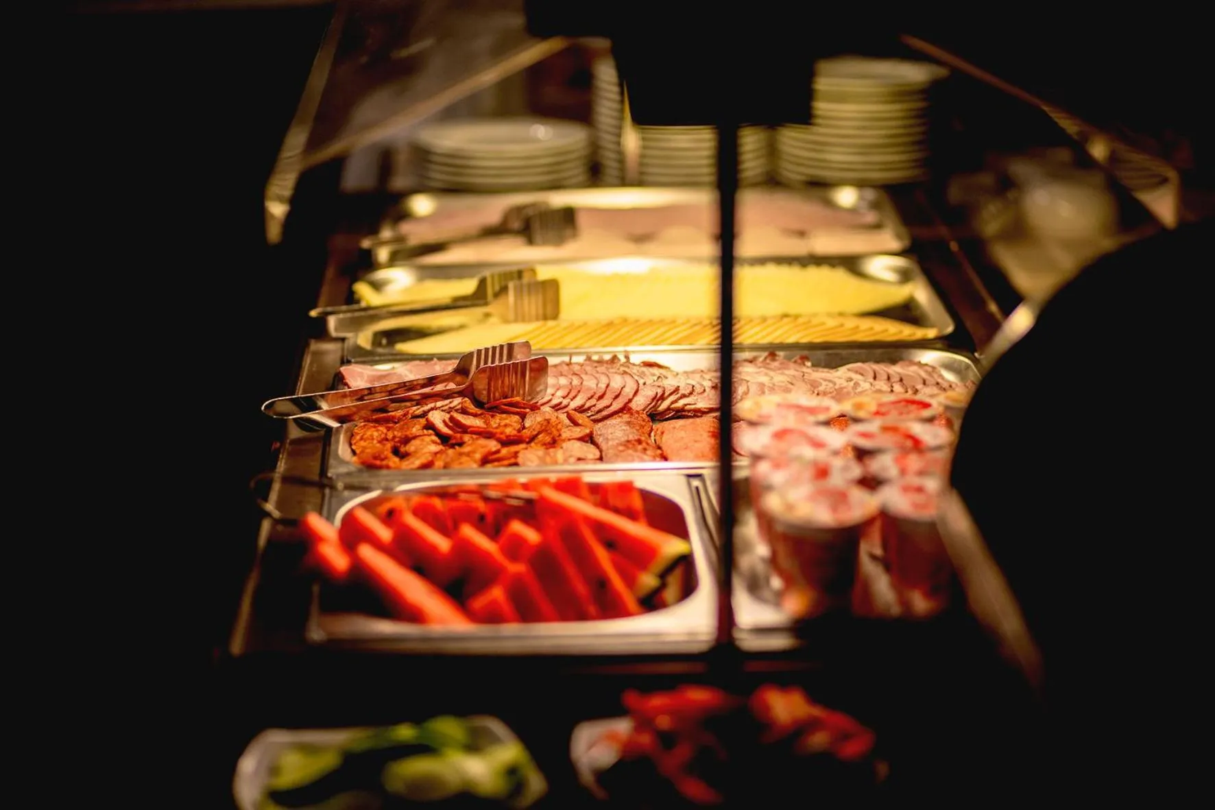 Buffet breakfast in Hotel Kapos