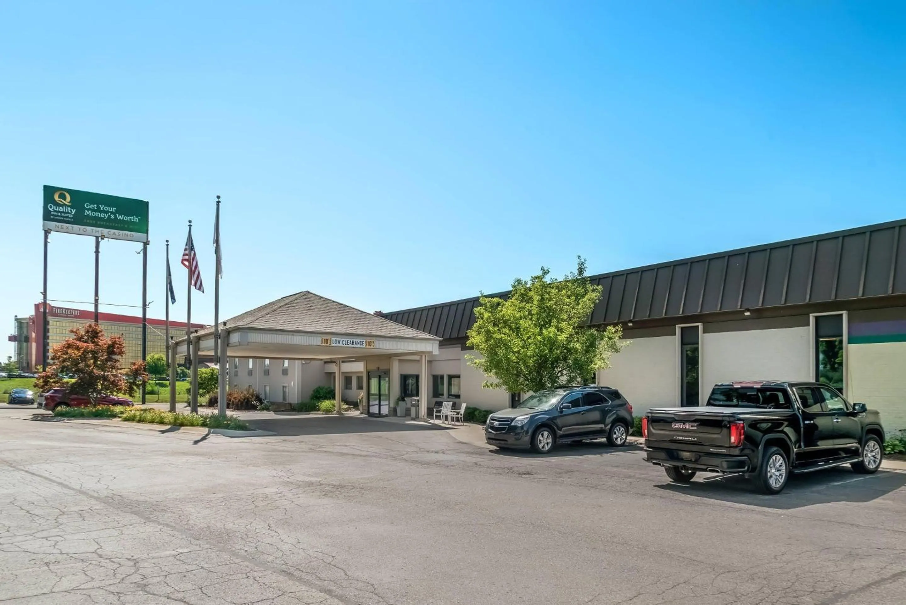 Property building in Quality Inn & Suites Next to the Casino