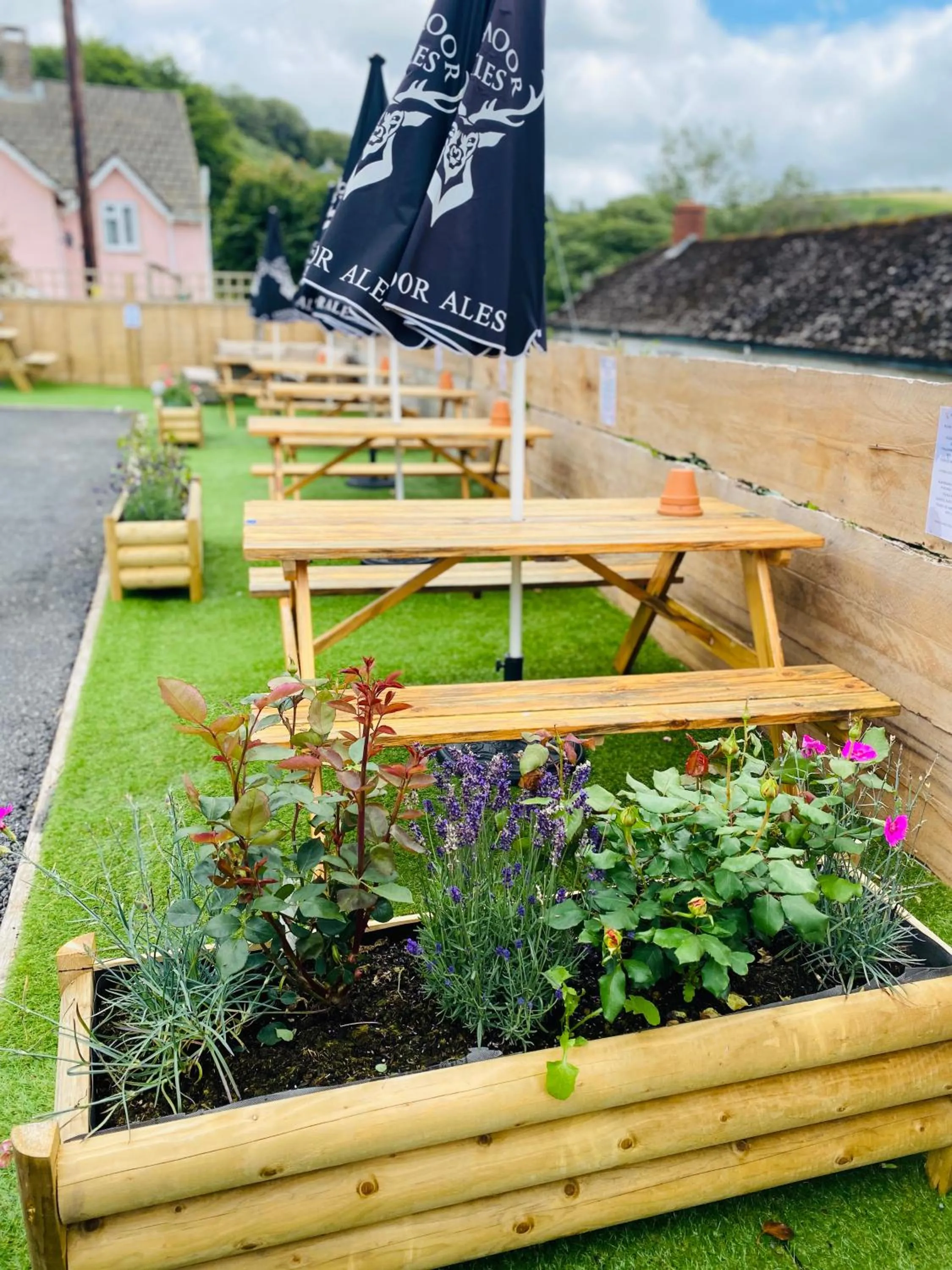 Garden in The Royal Oak Inn