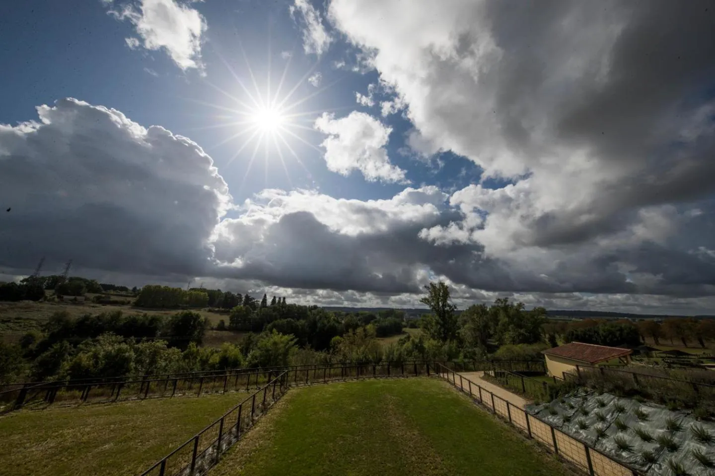 Garden view in Château Les Merles et ses Villas