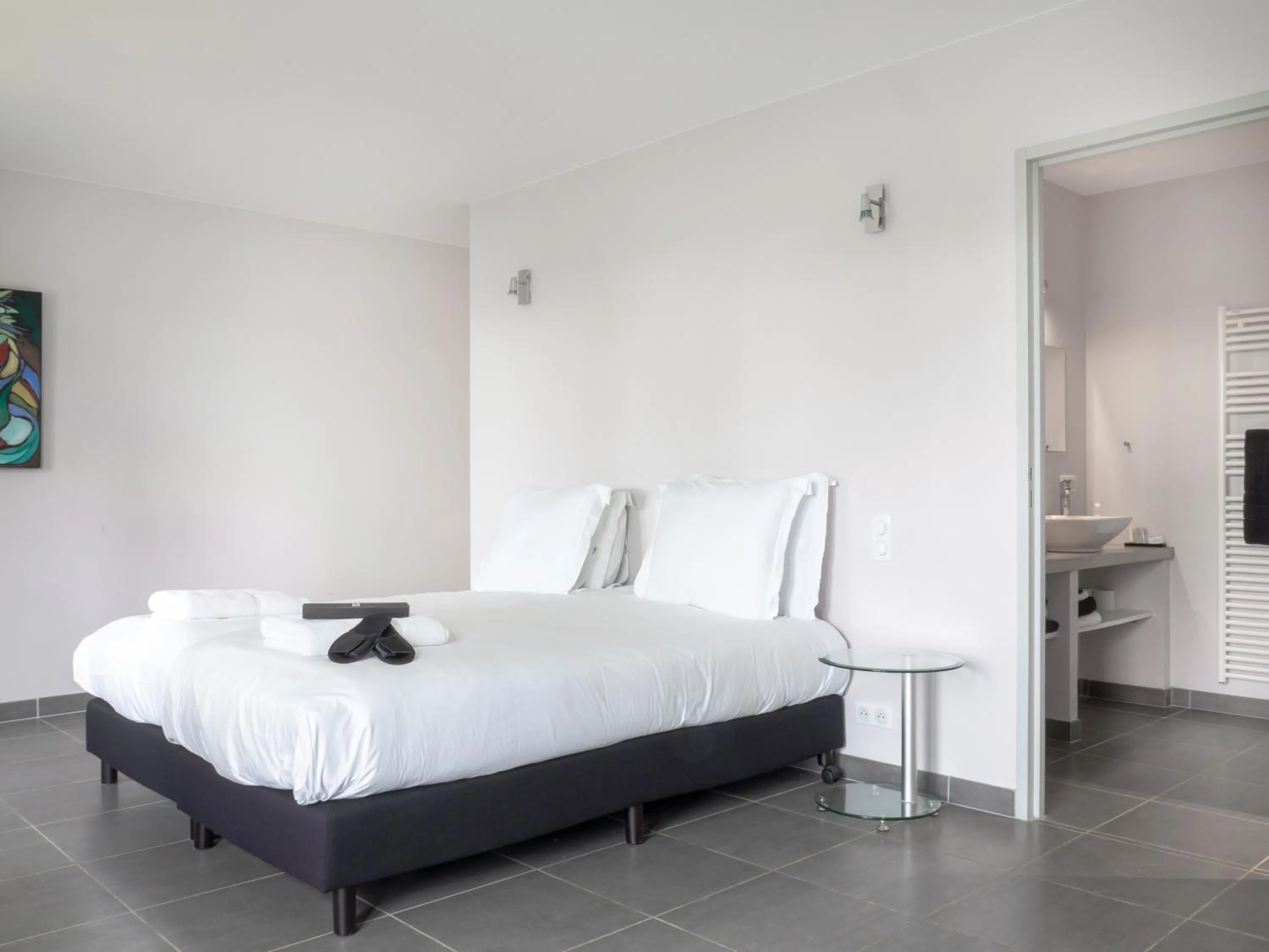 Bed in Château Les Merles et ses Villas