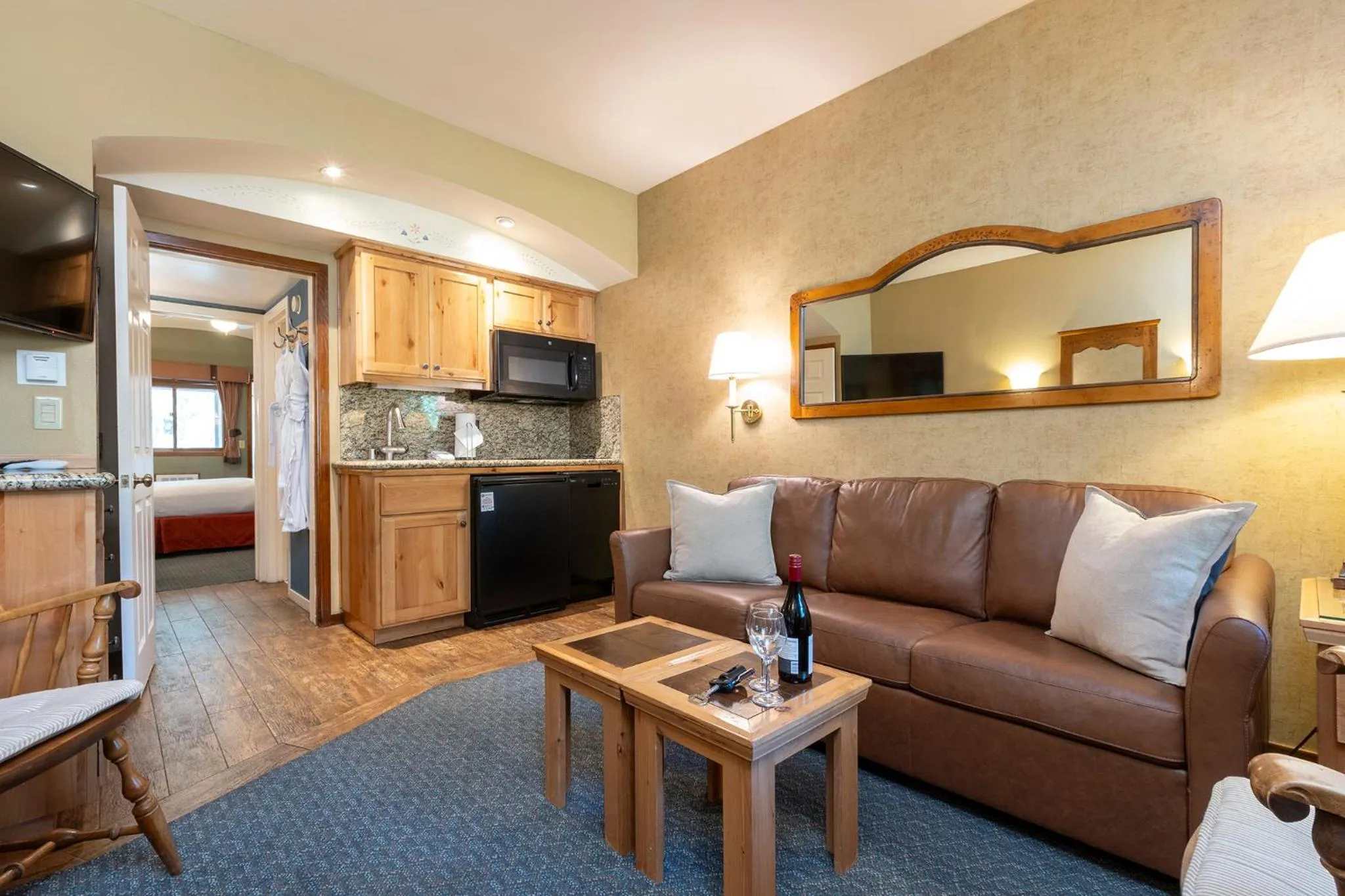 kitchen in Olympic Village Inn Olympic Valley