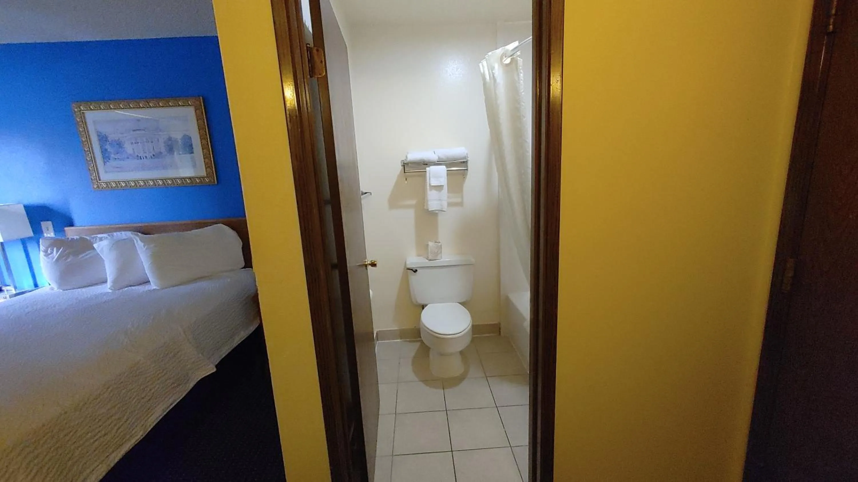 Bathroom, Bed in Days Inn by Wyndham Pocatello University Area