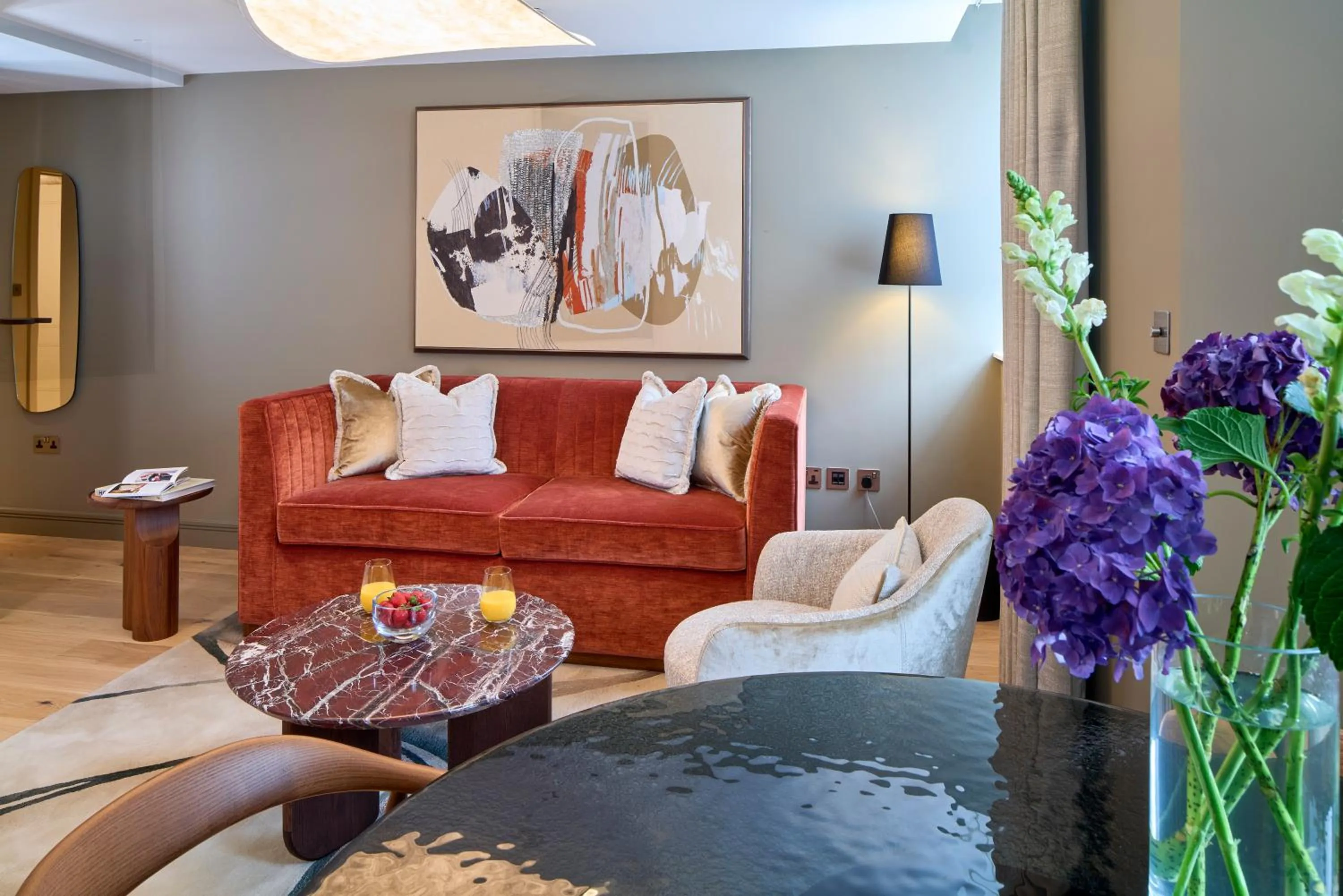 Living room in Cheval Phoenix House at Sloane Square