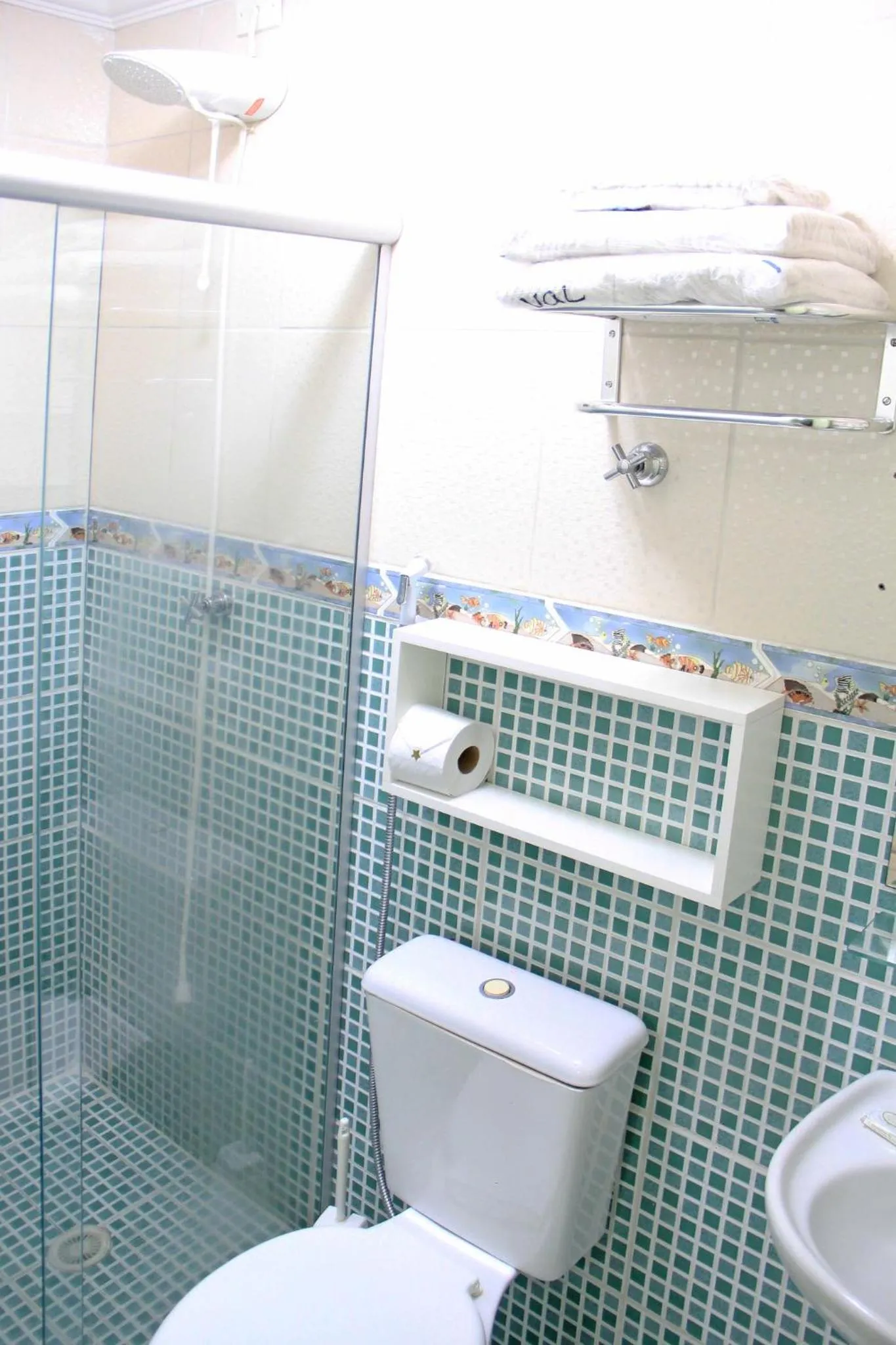 Bathroom in Hotel Valparaíso - Metrô Paraíso e 800m da Av Paulista