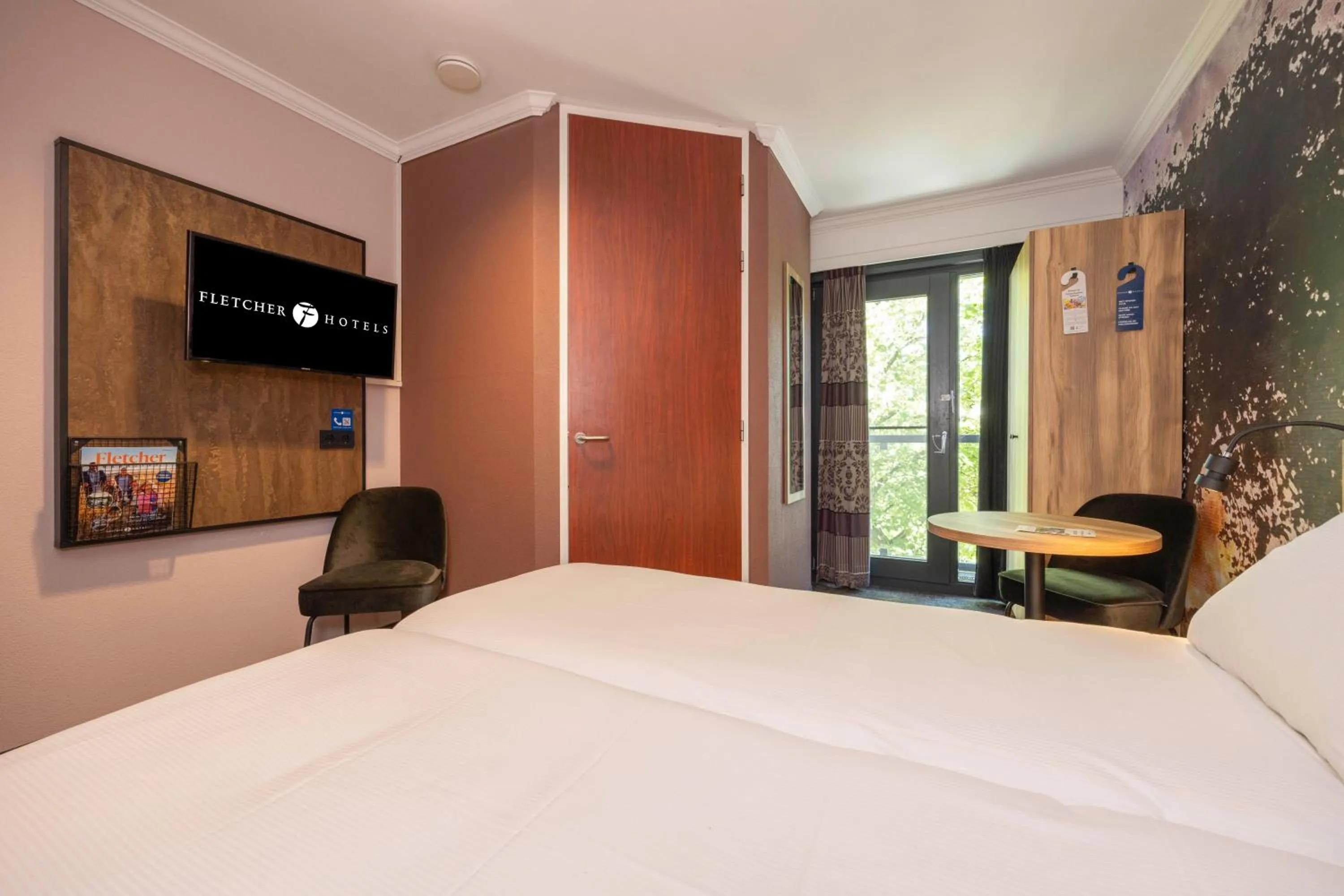 TV and multimedia, Bed in Fletcher Hotel-Restaurant De Kempen