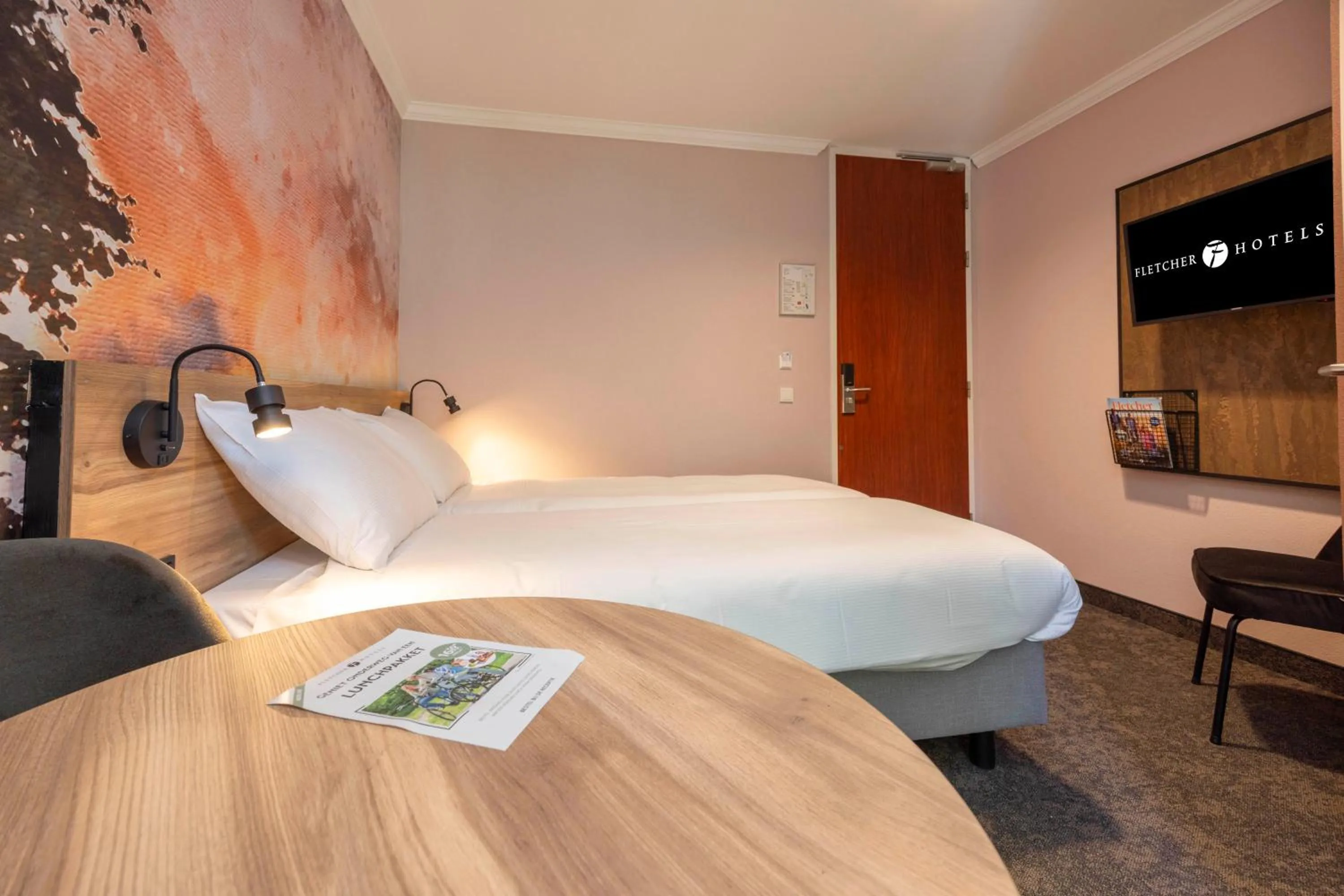 Bedroom, Bed in Fletcher Hotel-Restaurant De Kempen