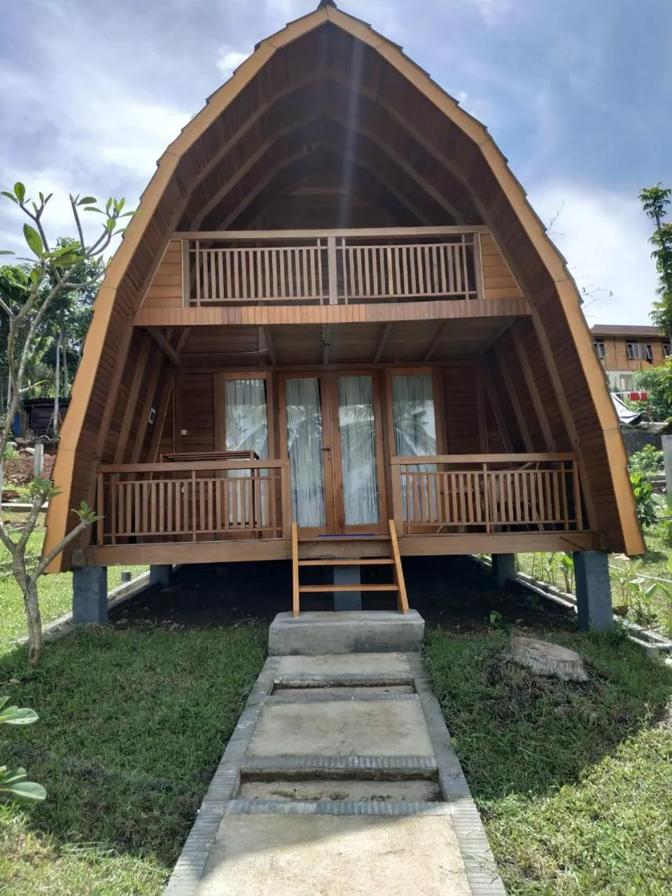 Balcony/Terrace in Bastianos Bangka Dive Resort