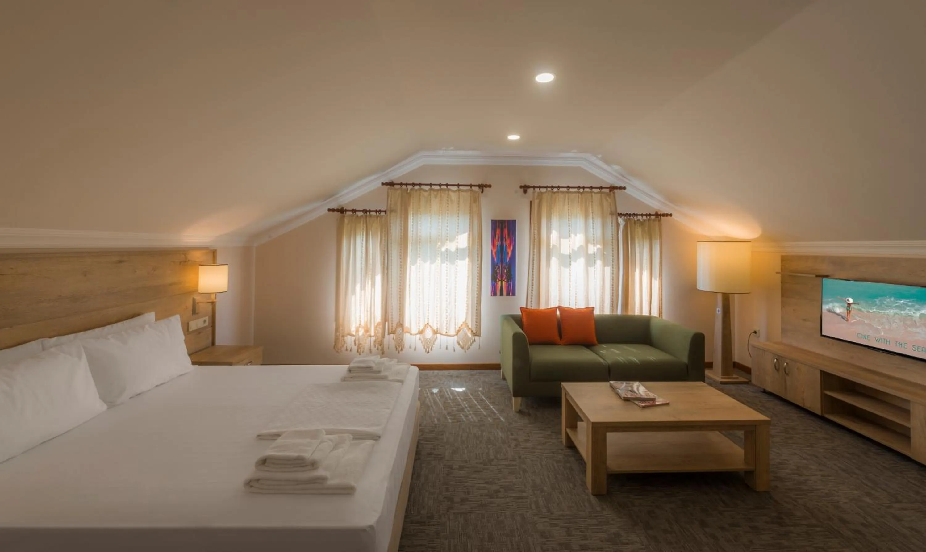 Bed in Club Marma Hotel