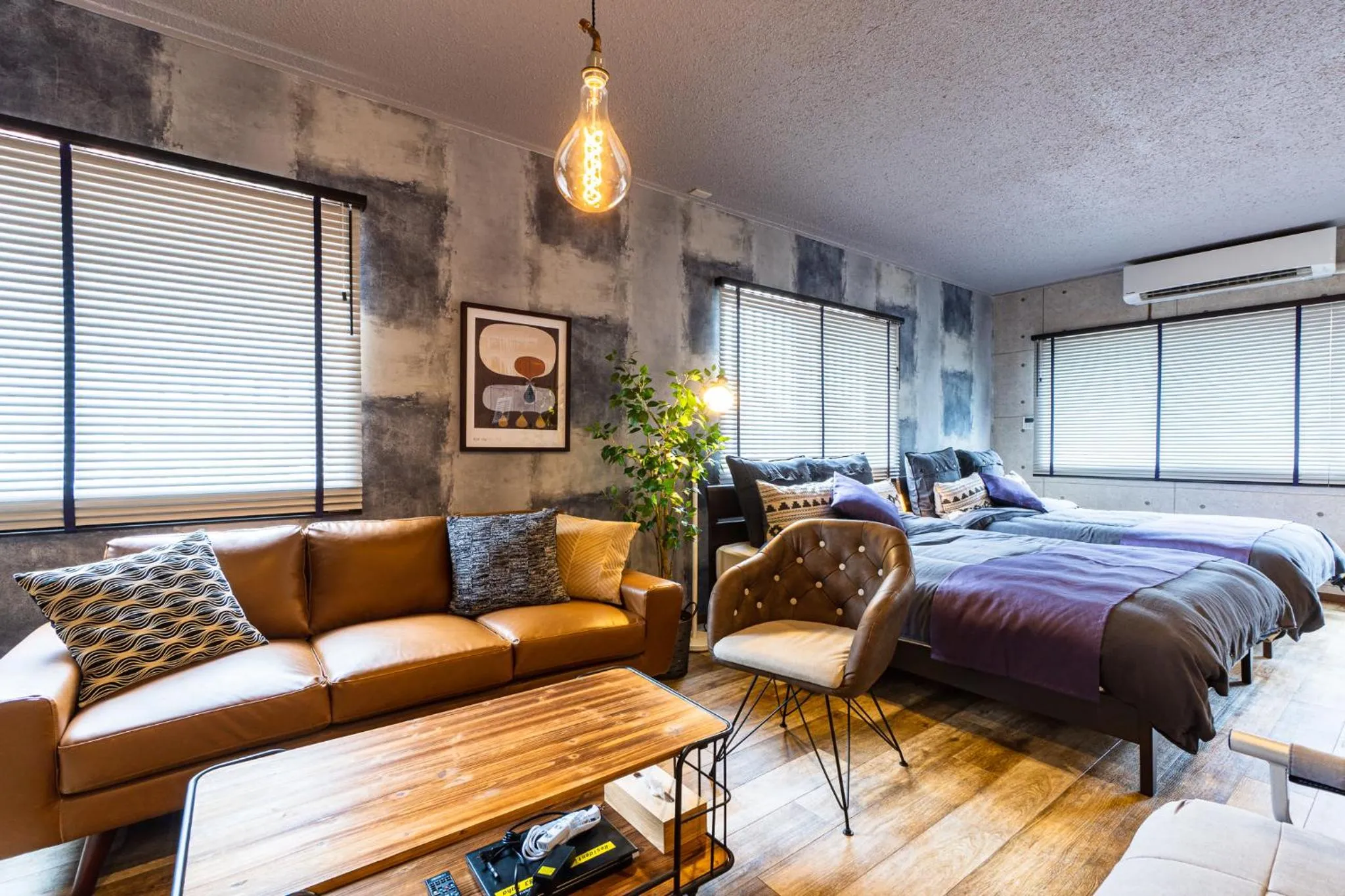 Bed in Residential Hotel 183 Naha