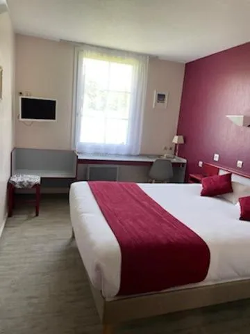 Bed in Hotel Saint Odilon