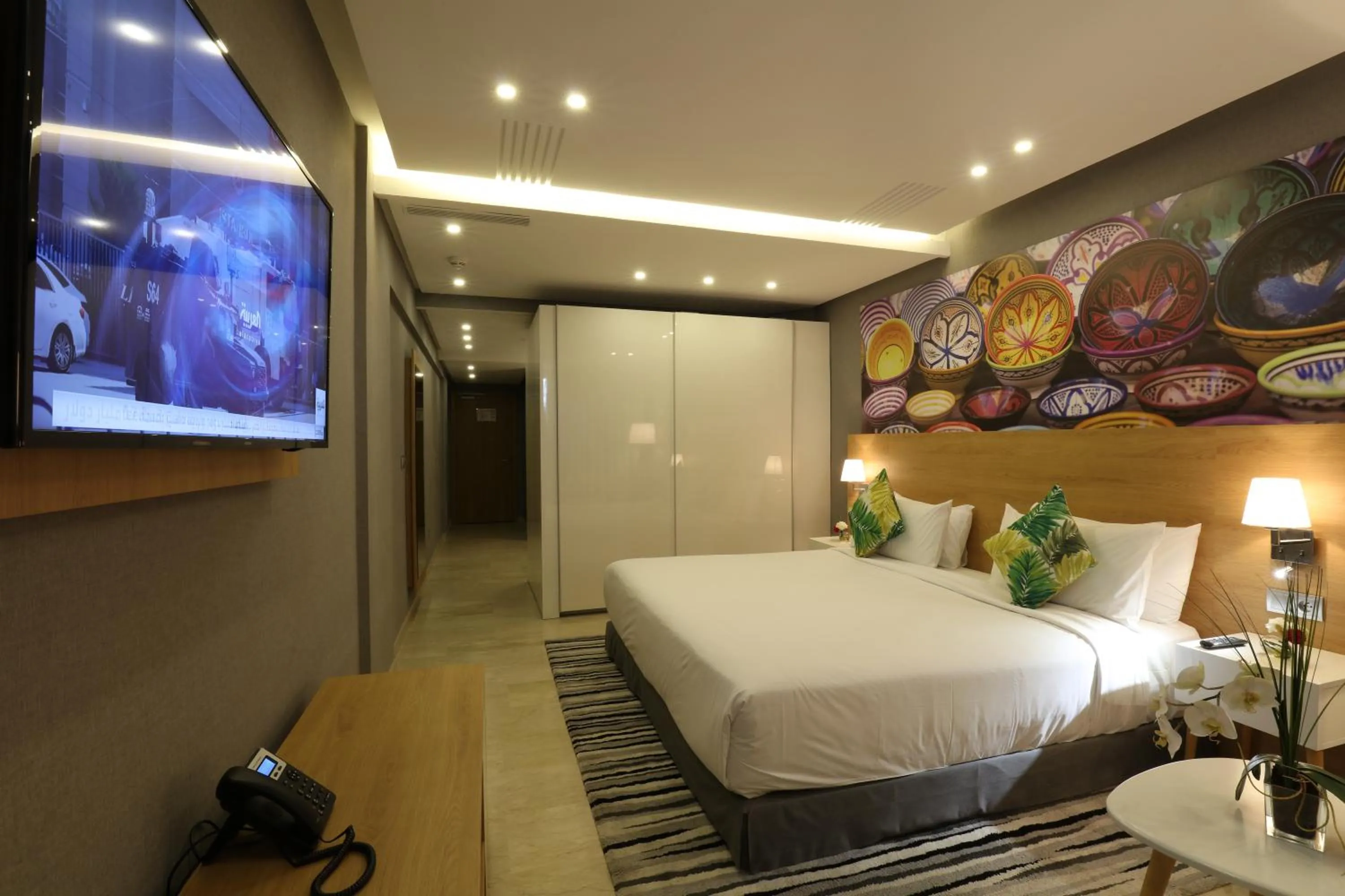 Photo of the whole room, Bed in Mid Town Hotel Casablanca