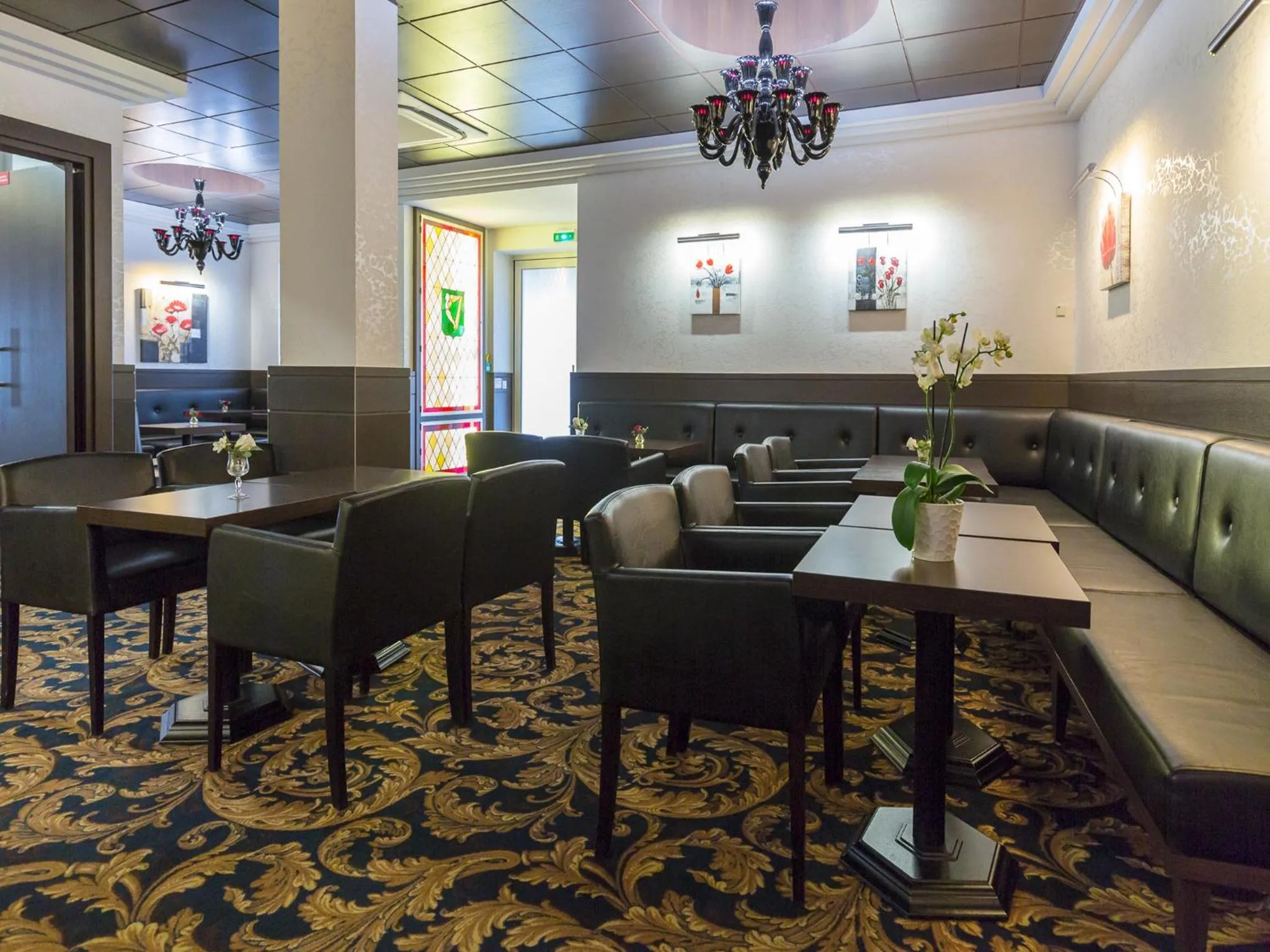 Lounge or bar in Hôtel Irlande