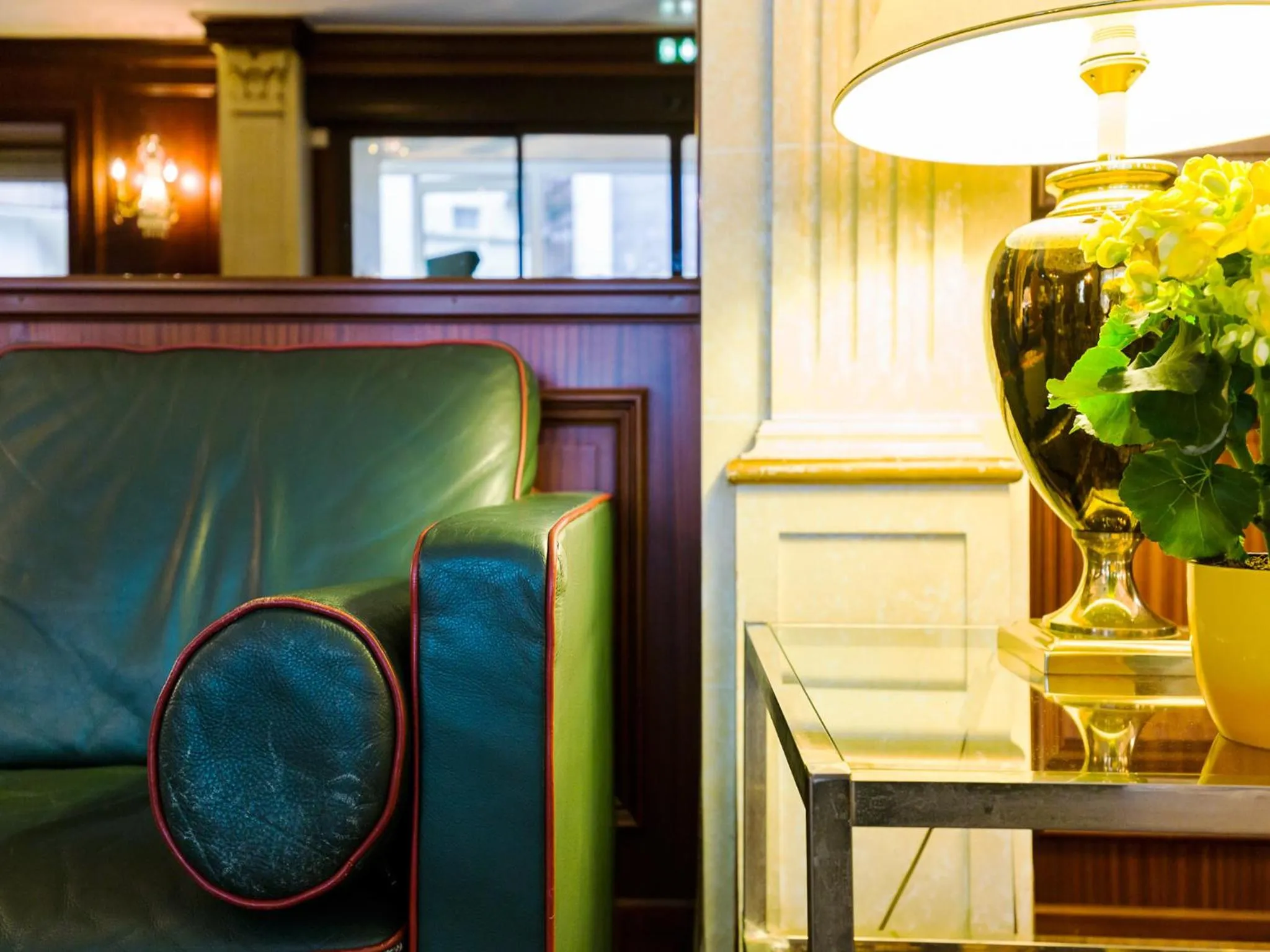 Decorative detail in Hôtel Irlande