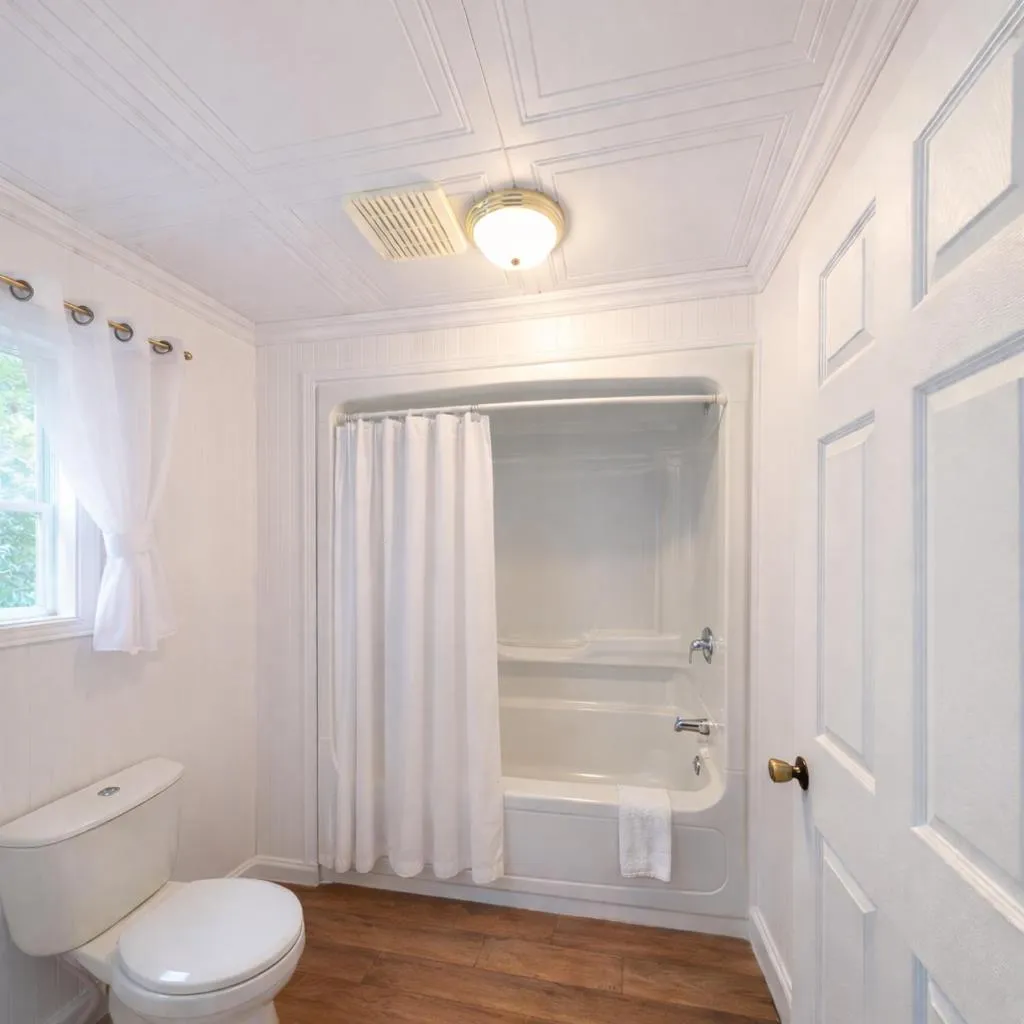 Shower in Motel Au Vieux Frontenac