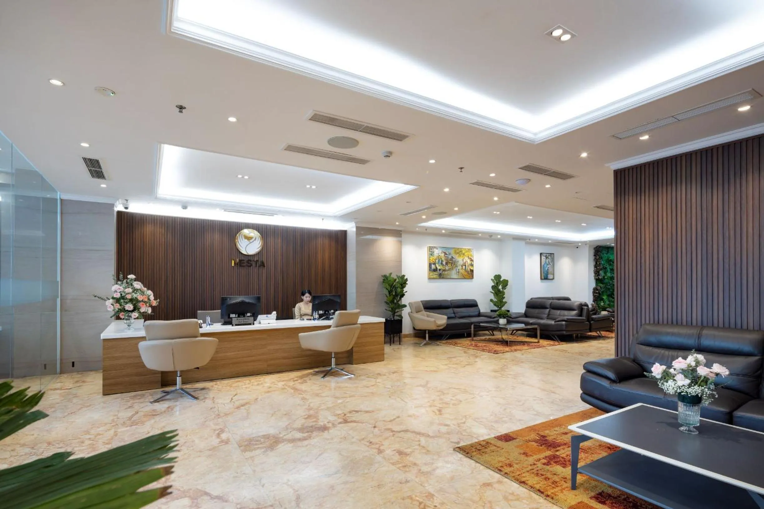 Lobby or reception in Nesta Hotel Saigon