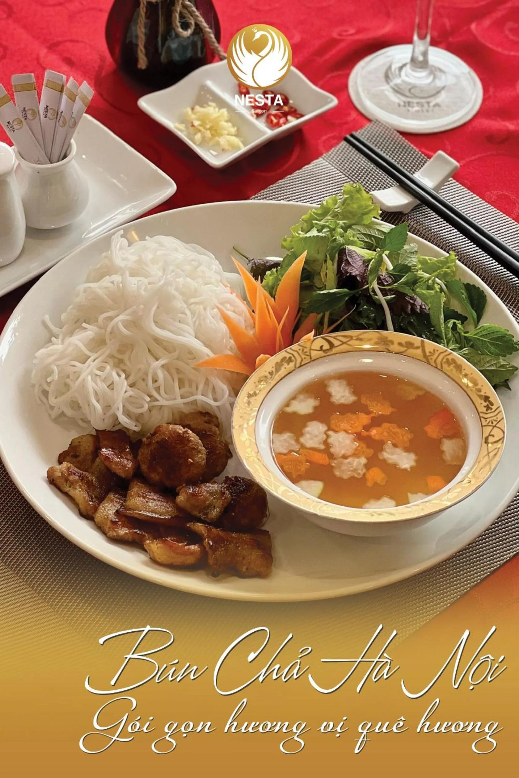 Food in Nesta Hotel Saigon