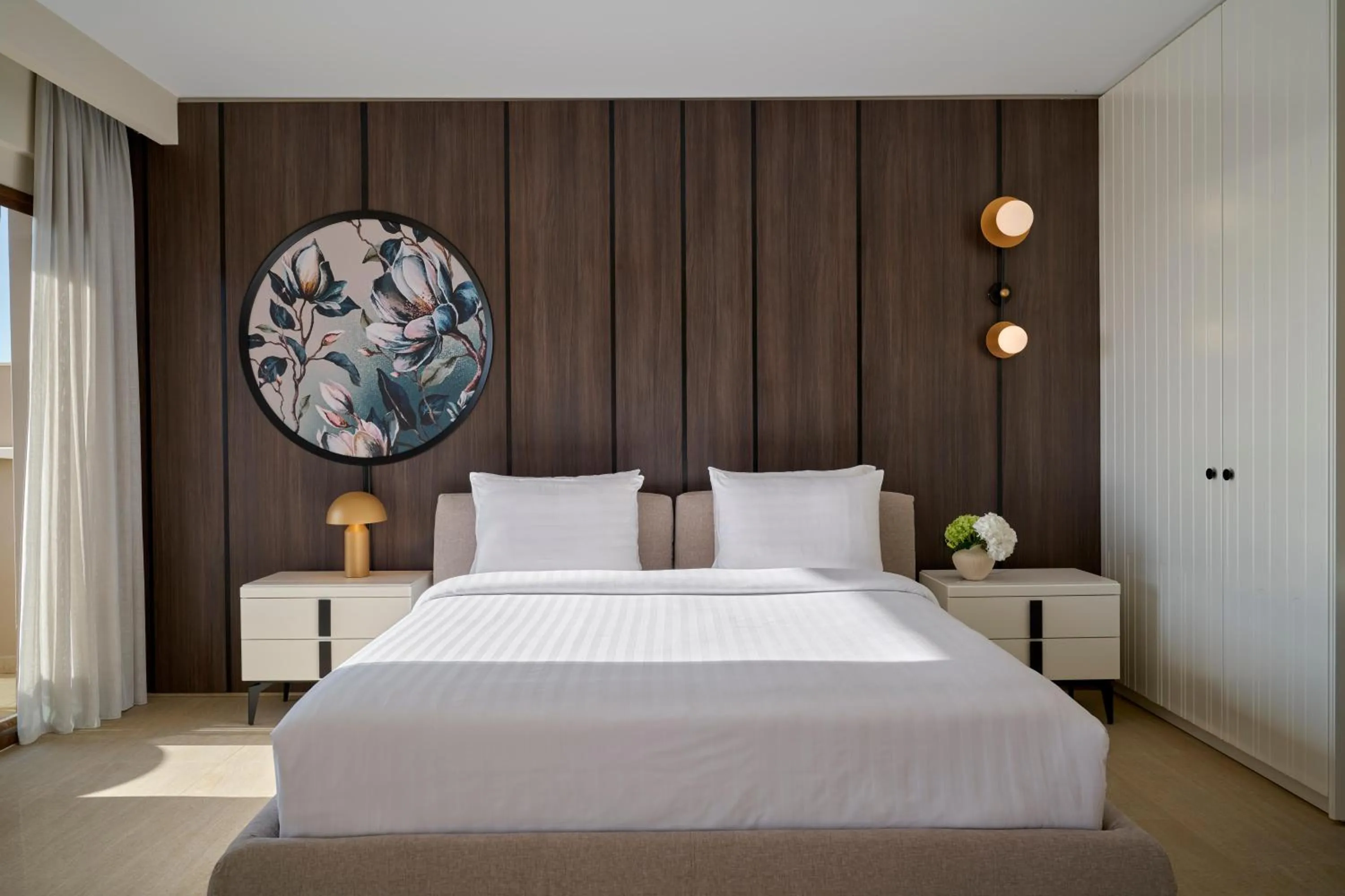 Bed in Pomegranate Wellness Spa Hotel