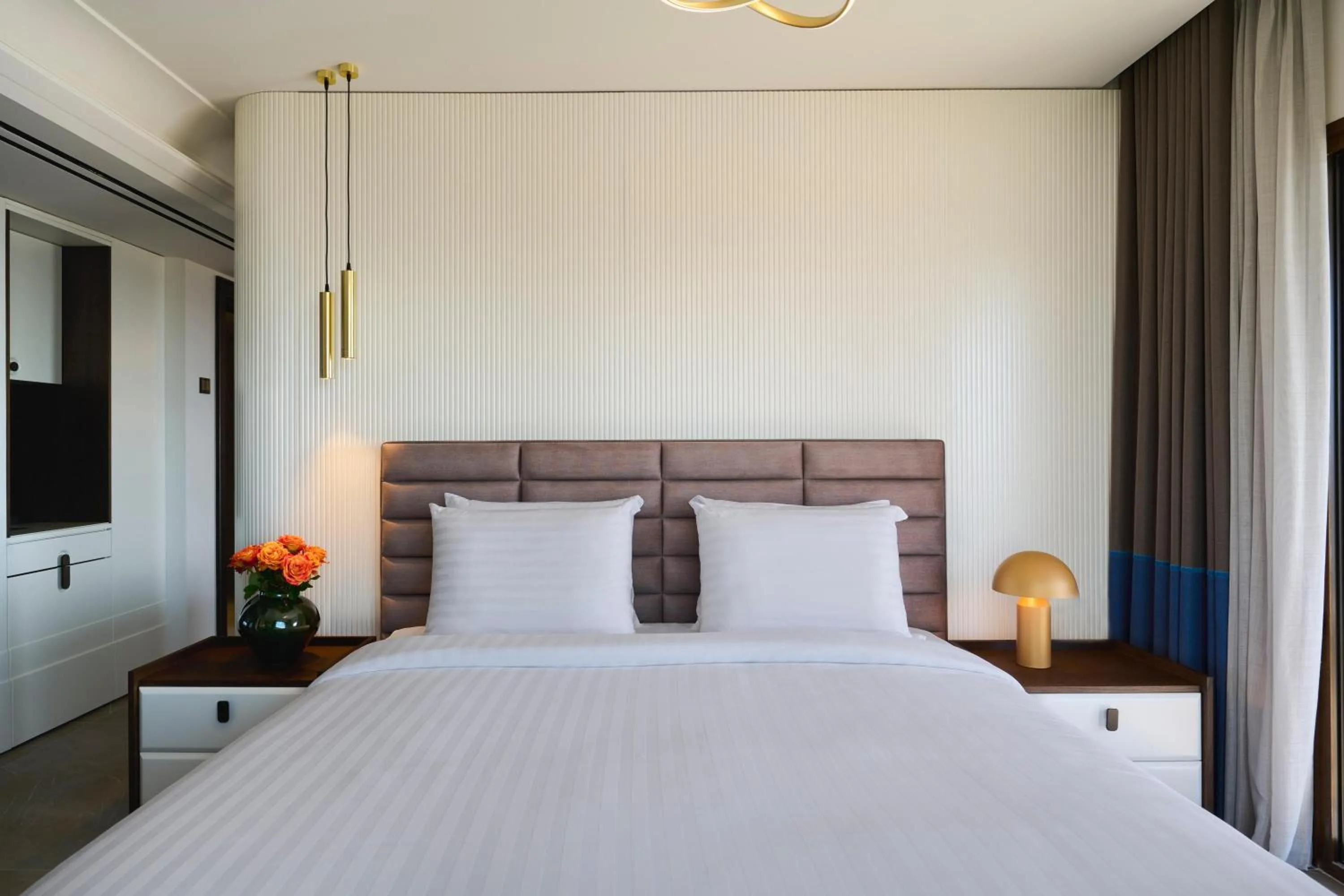 Bed in Pomegranate Wellness Spa Hotel