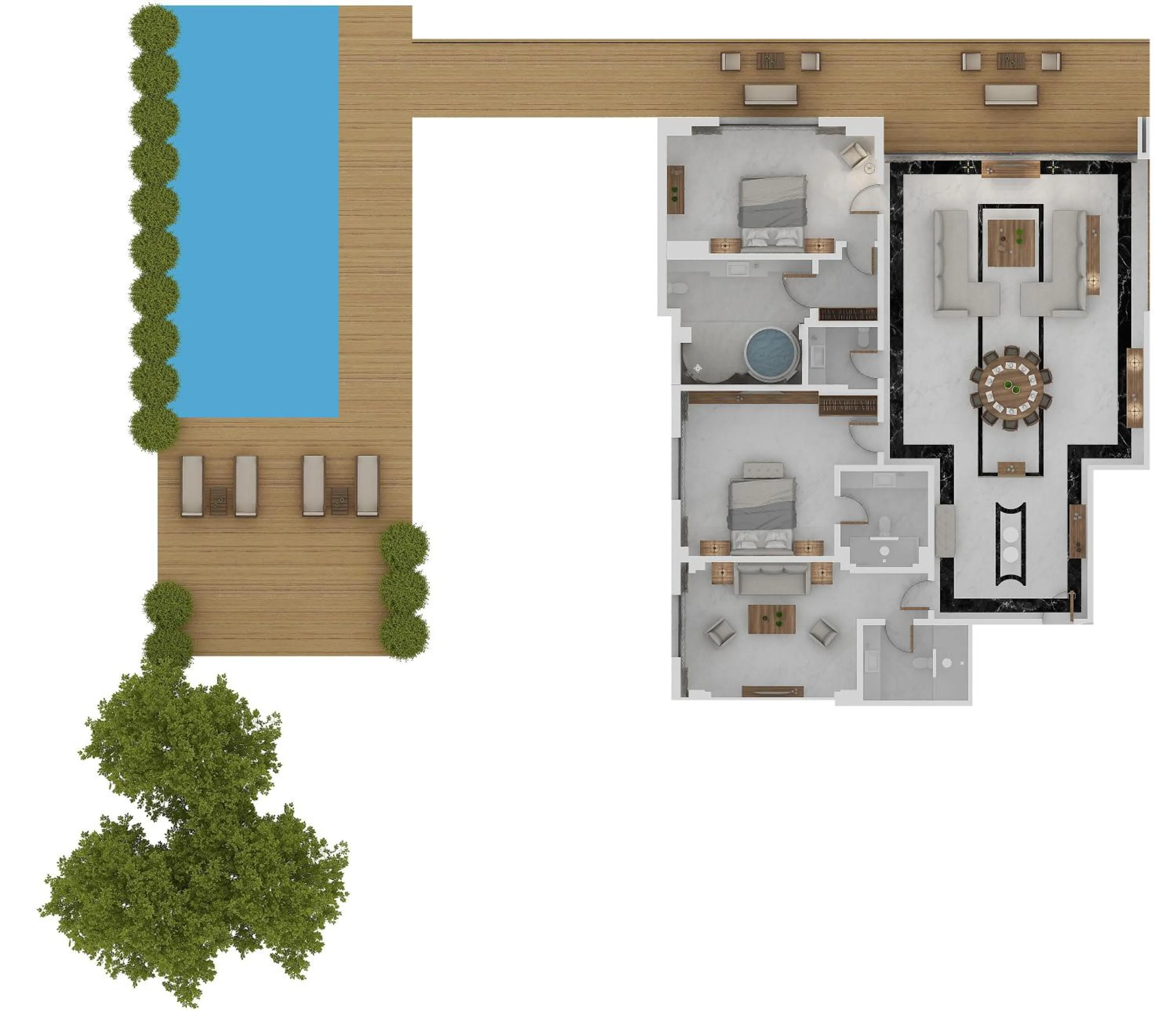 Photo of the whole room in Pomegranate Wellness Spa Hotel