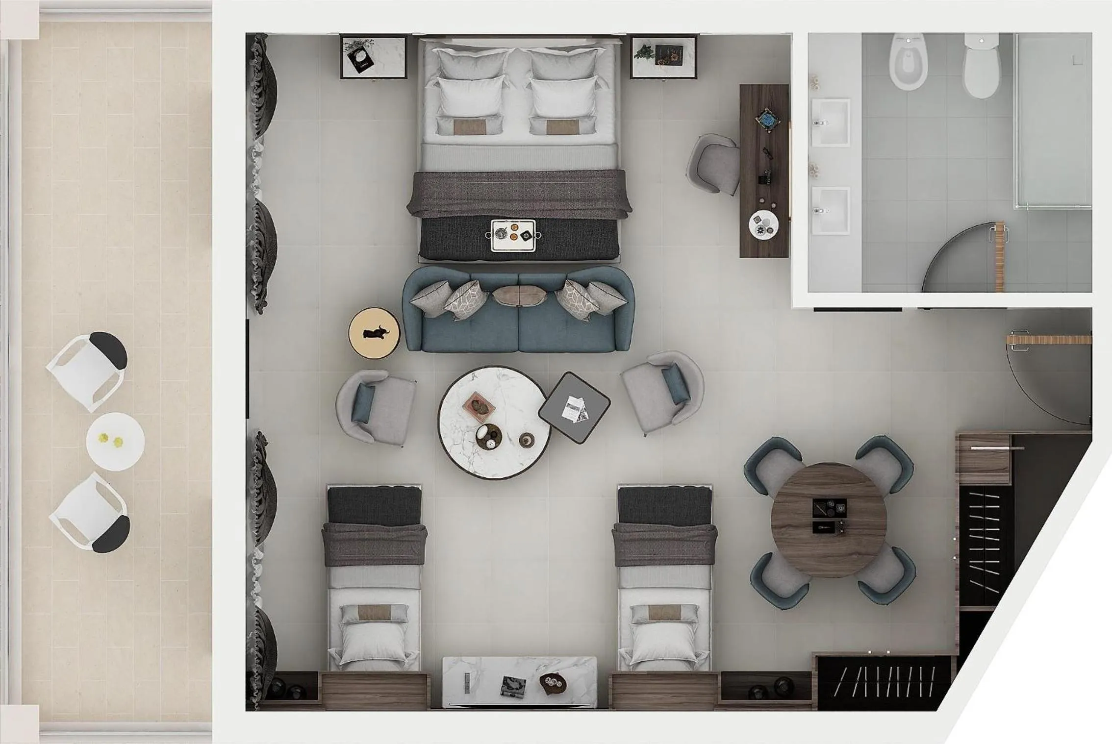 Photo of the whole room in Pomegranate Wellness Spa Hotel