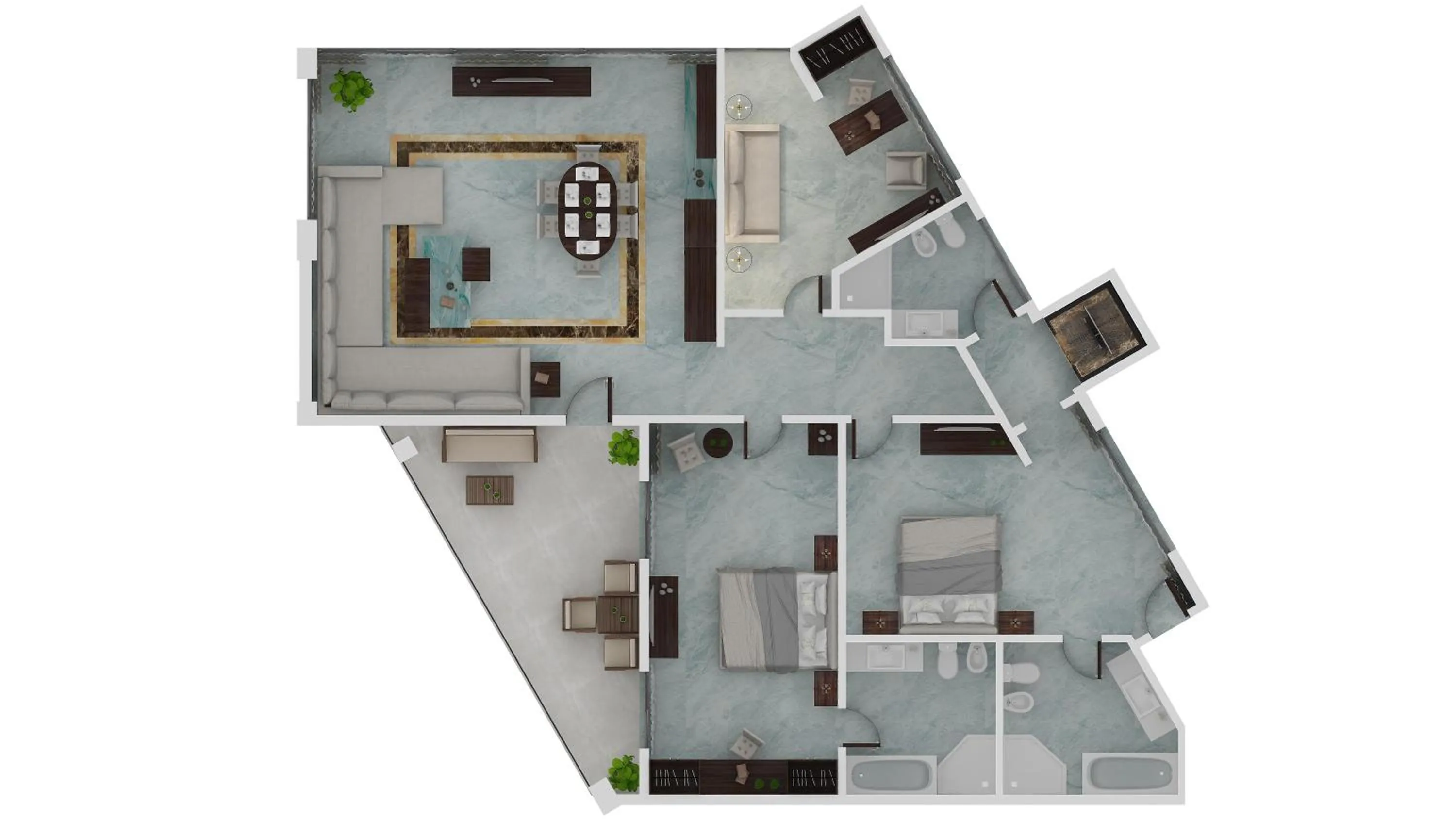 Photo of the whole room in Pomegranate Wellness Spa Hotel