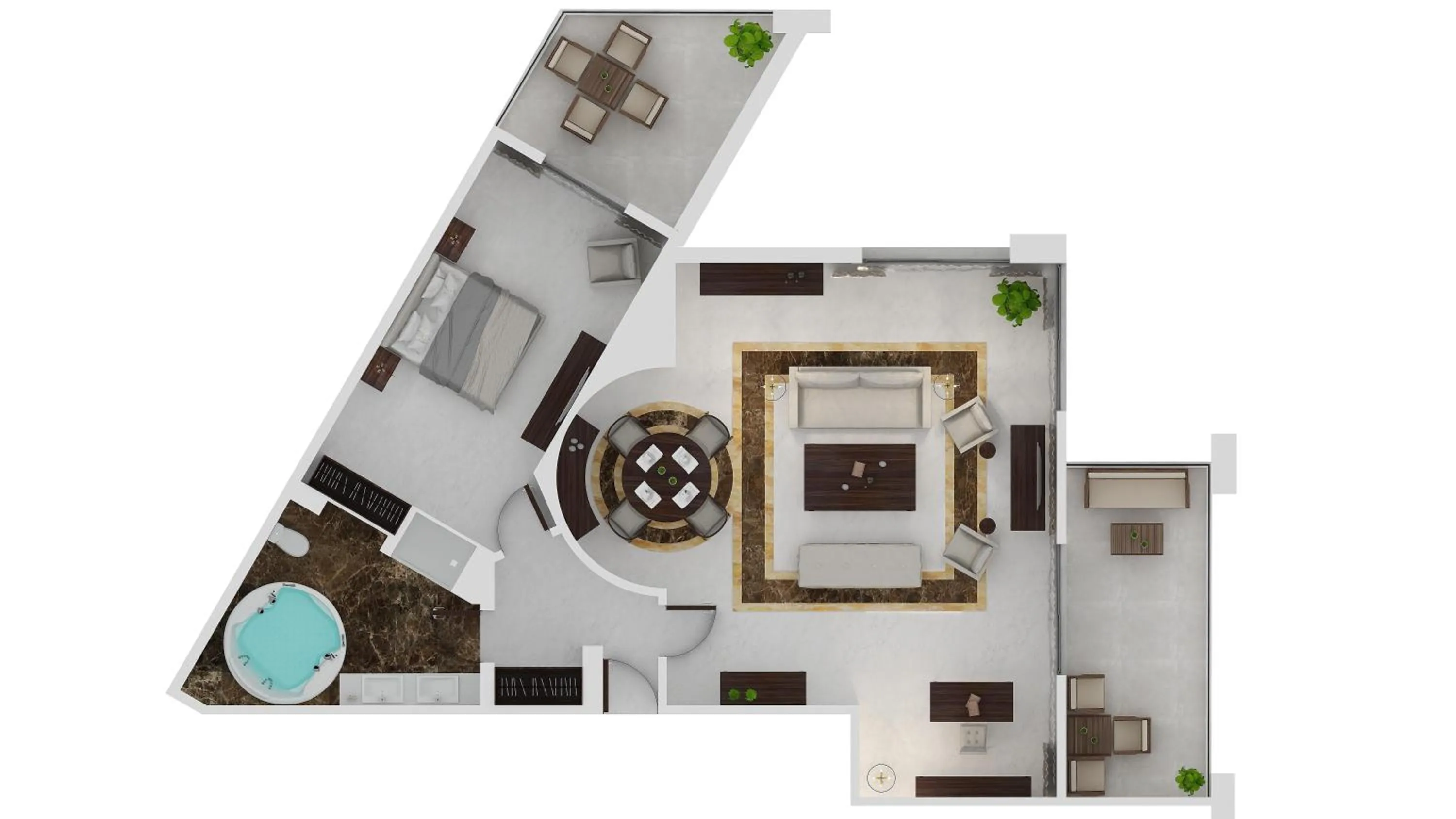 Photo of the whole room in Pomegranate Wellness Spa Hotel