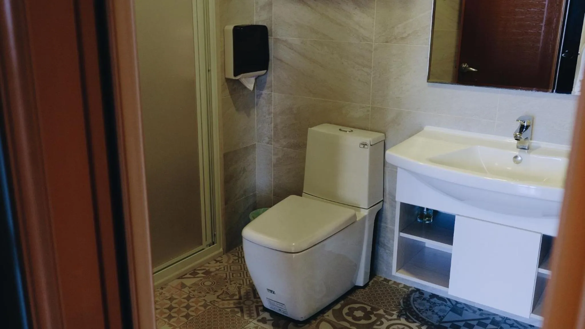 Bathroom in Xiaoliuqiu Loju Castle Inn