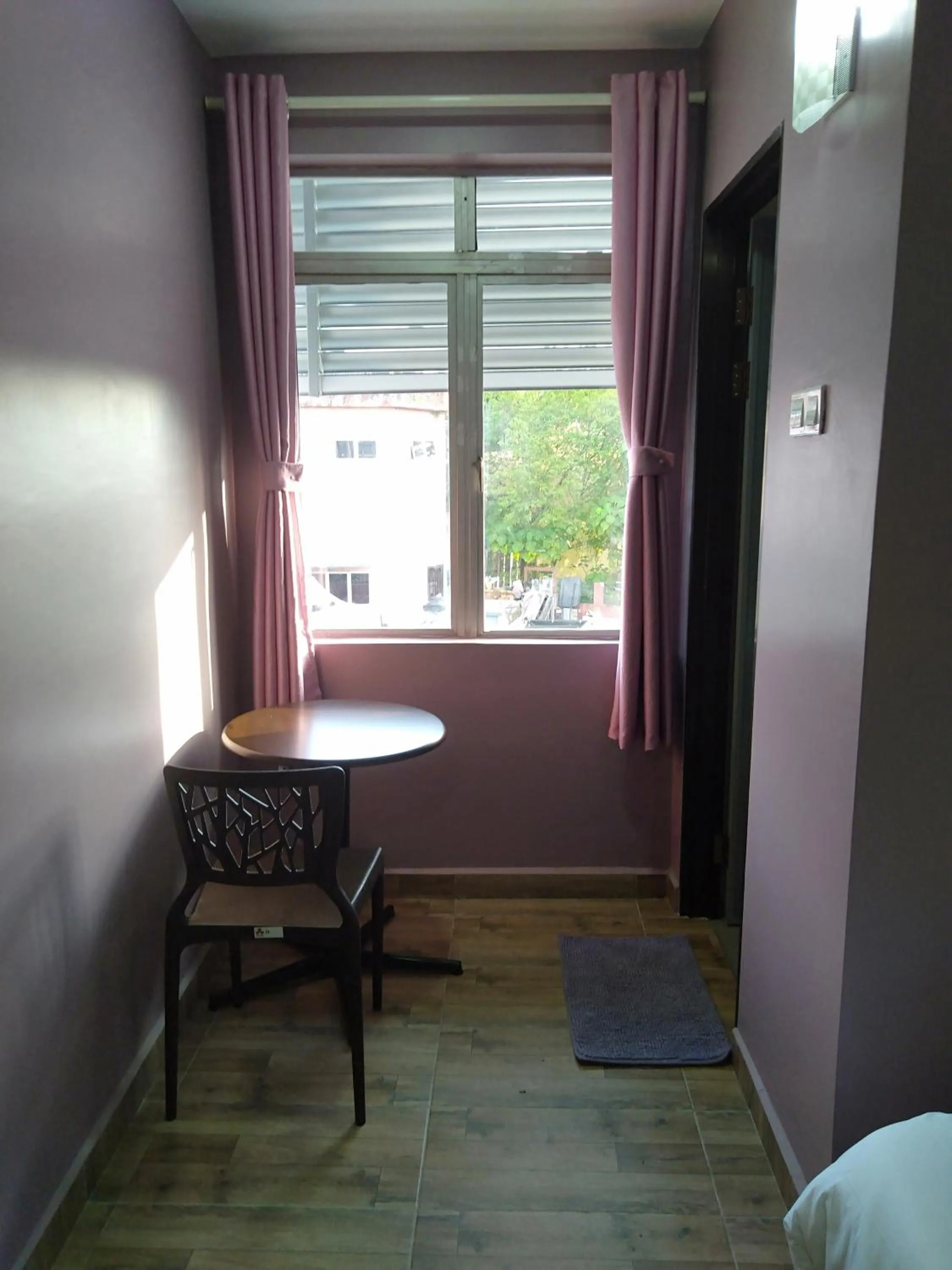 Seating area in Purple Dream Home