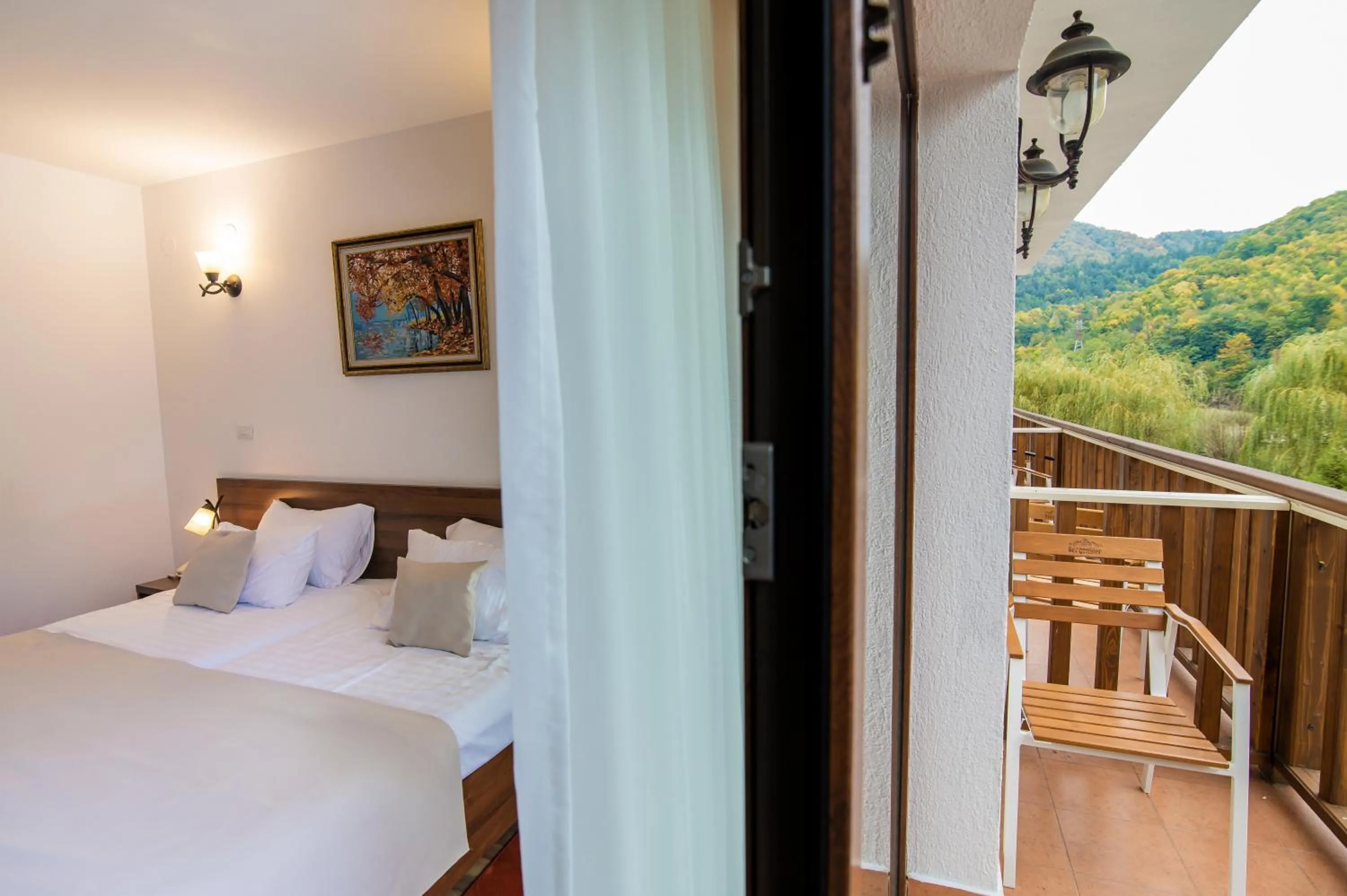 Balcony/Terrace, Bed in Hotel Class