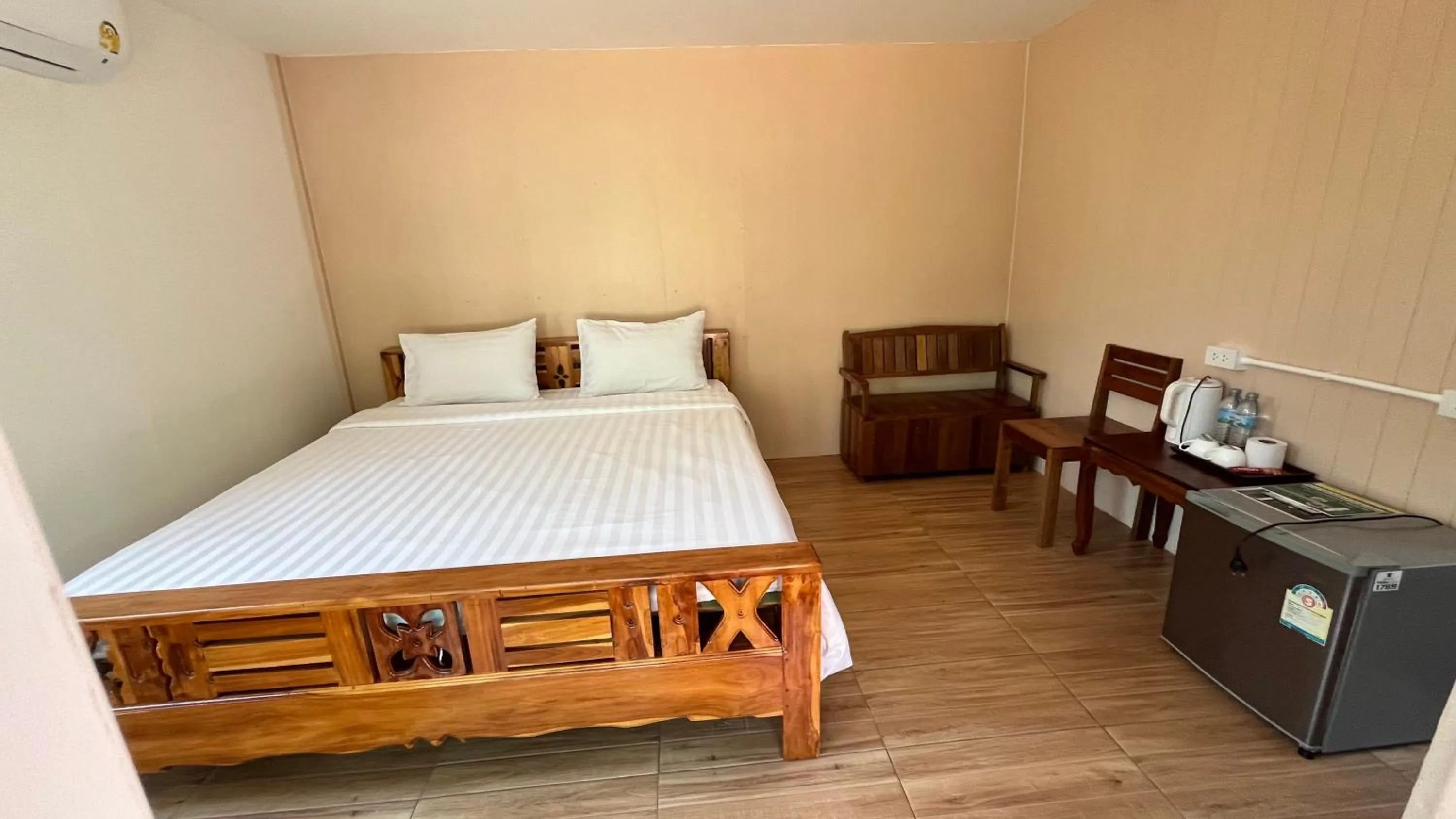 Bed in Sangkaset Resort