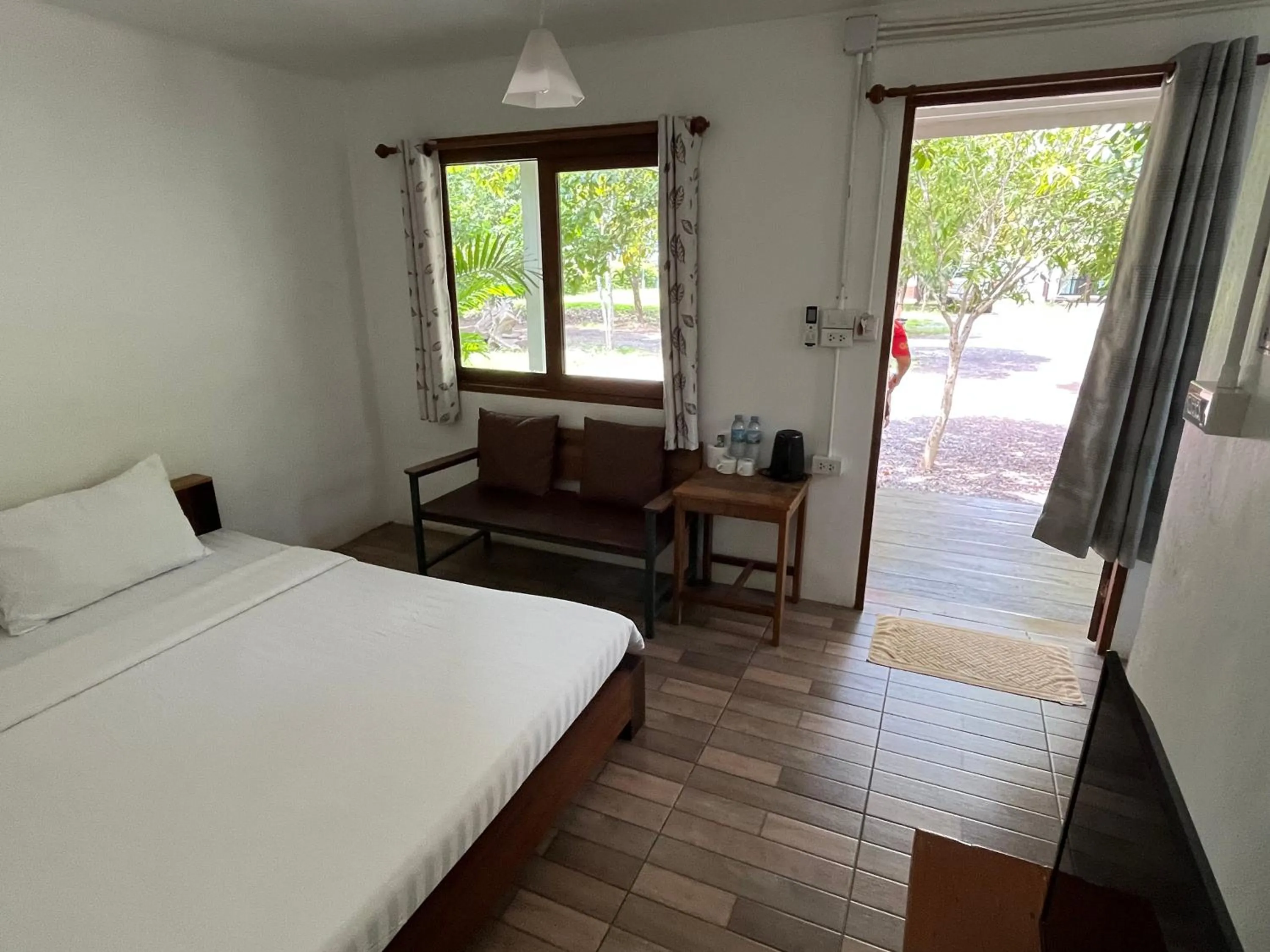 Bed in Sangkaset Resort