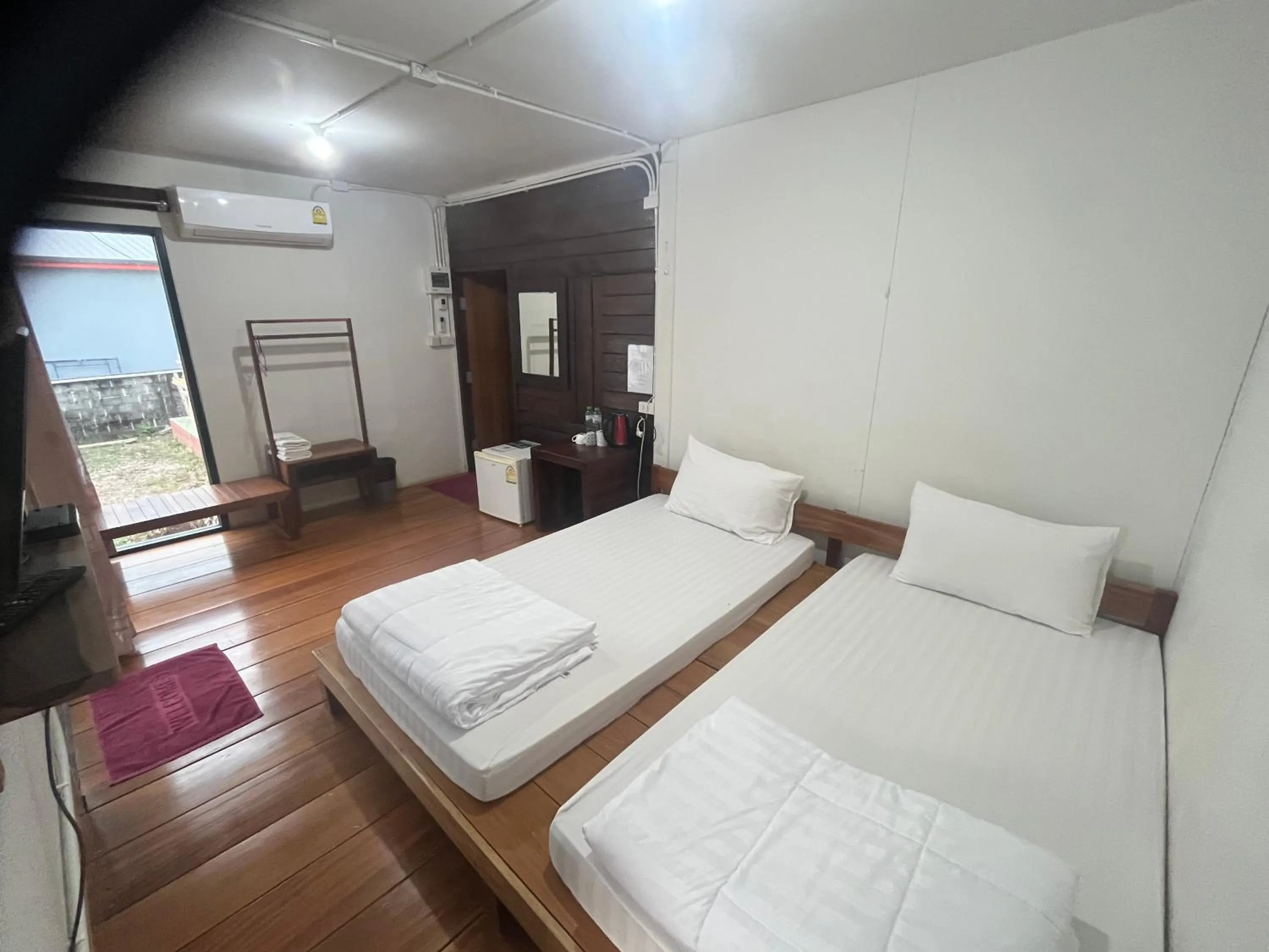 Bed in Sangkaset Resort