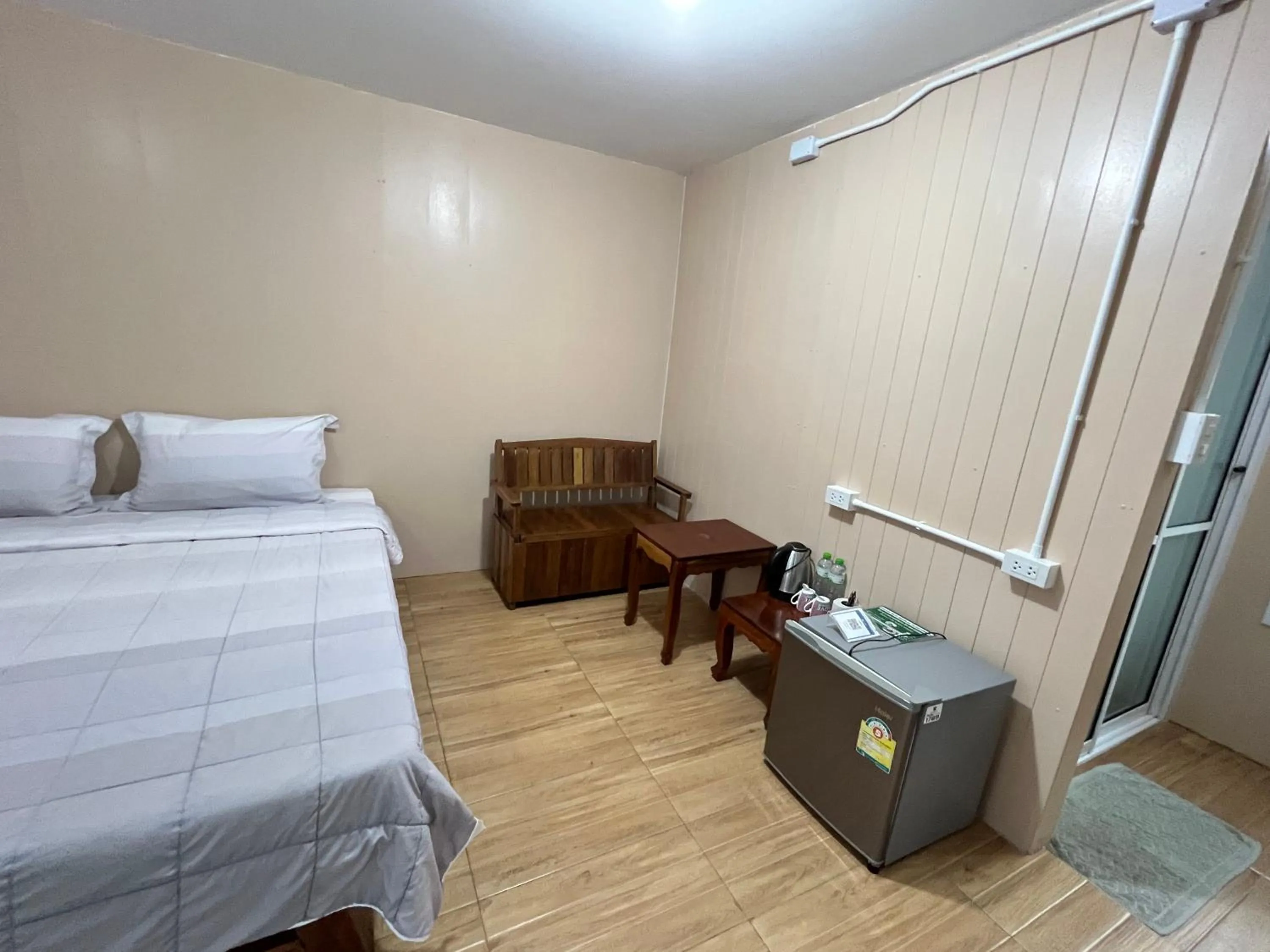 Bed in Sangkaset Resort