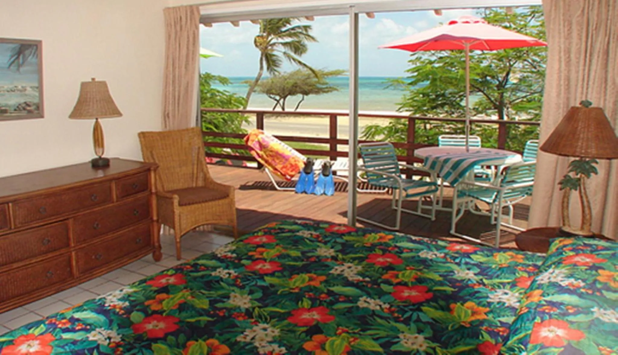 Balcony/Terrace in Aruba Beach Villas