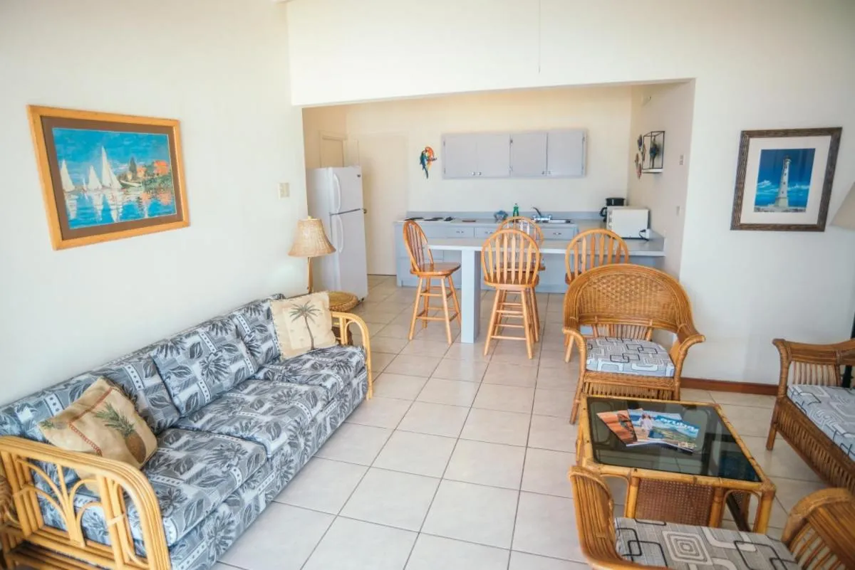 Living room in Aruba Beach Villas